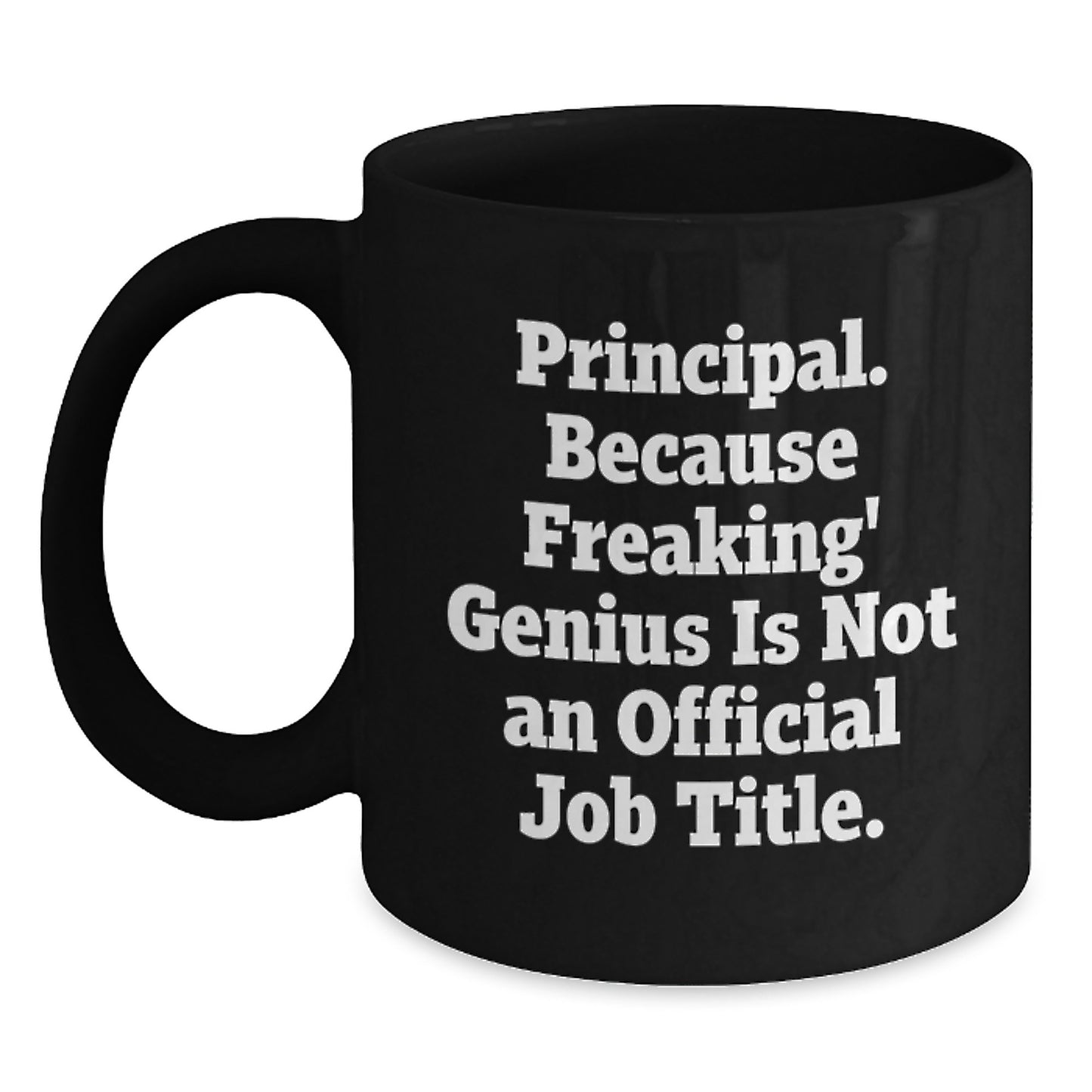 Principal Keepsake Black Coffee Mug for Him Birthday Gift - Main