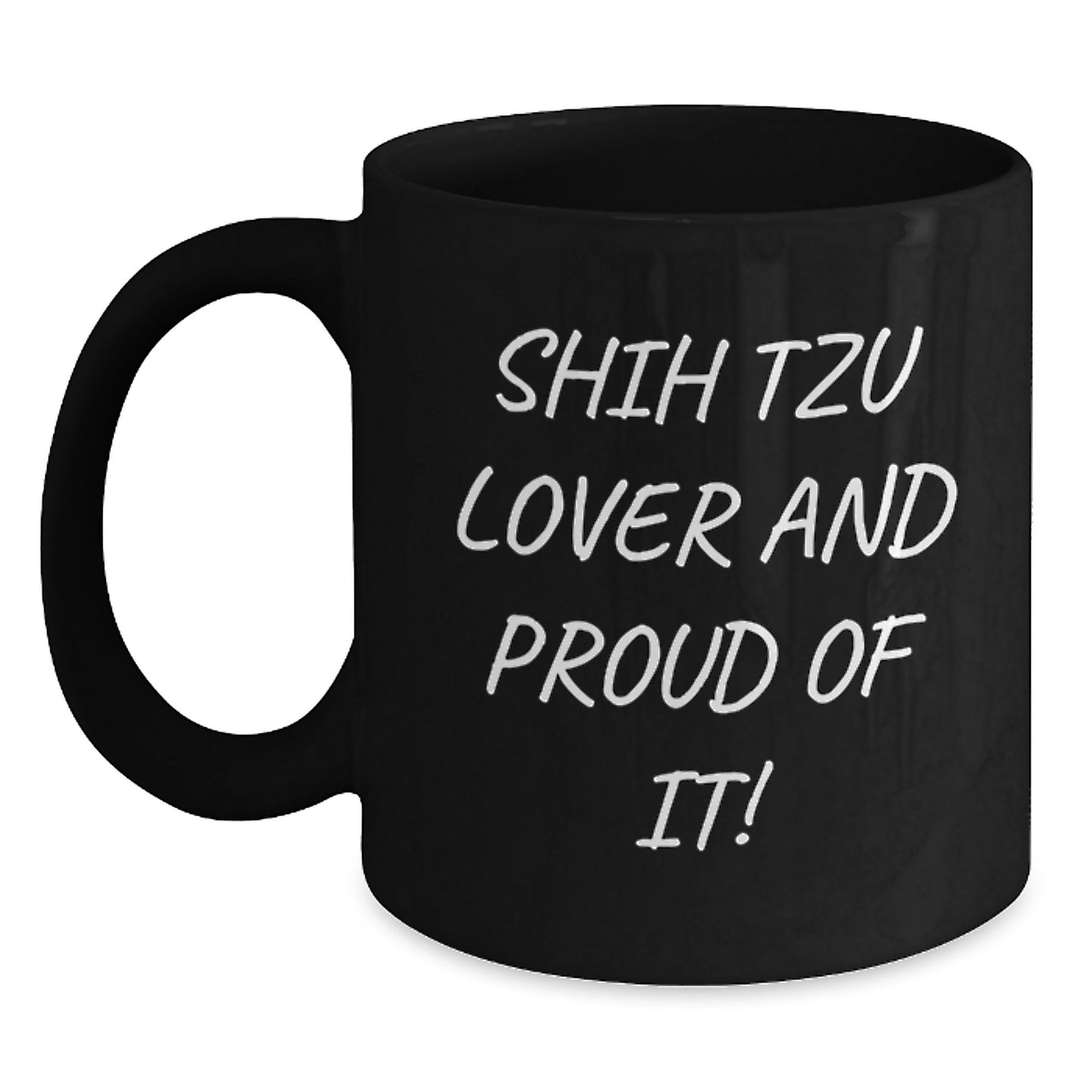 Shih Tzu Dog Lover Gifts from Friends to Family Valentine's Unique Black Coffee Mug Shih Tzu Dog - Main