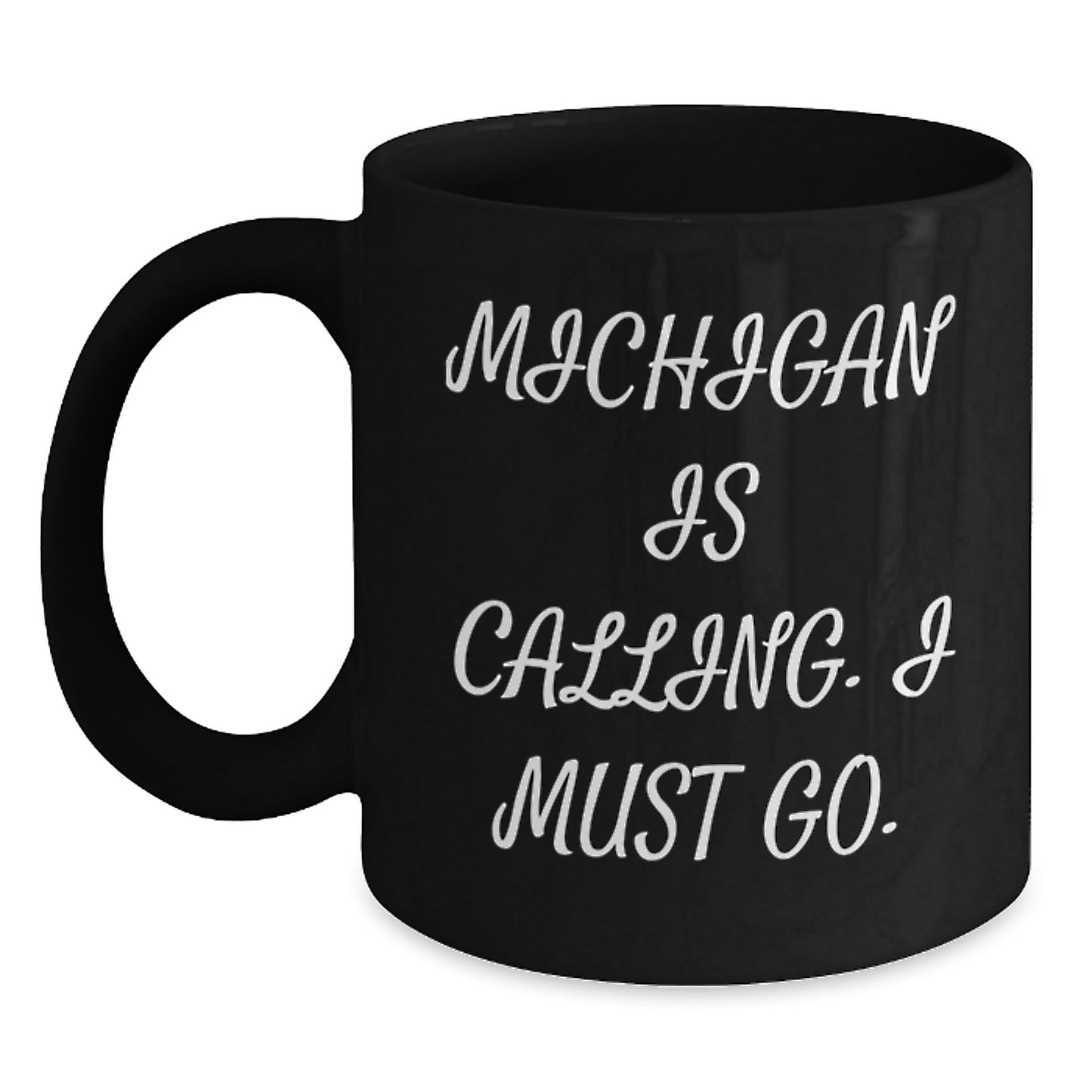 Michigan Black Coffee Mugs Funny Gifts from Friends and Family for Birthday Unique Michigan Lover - Main