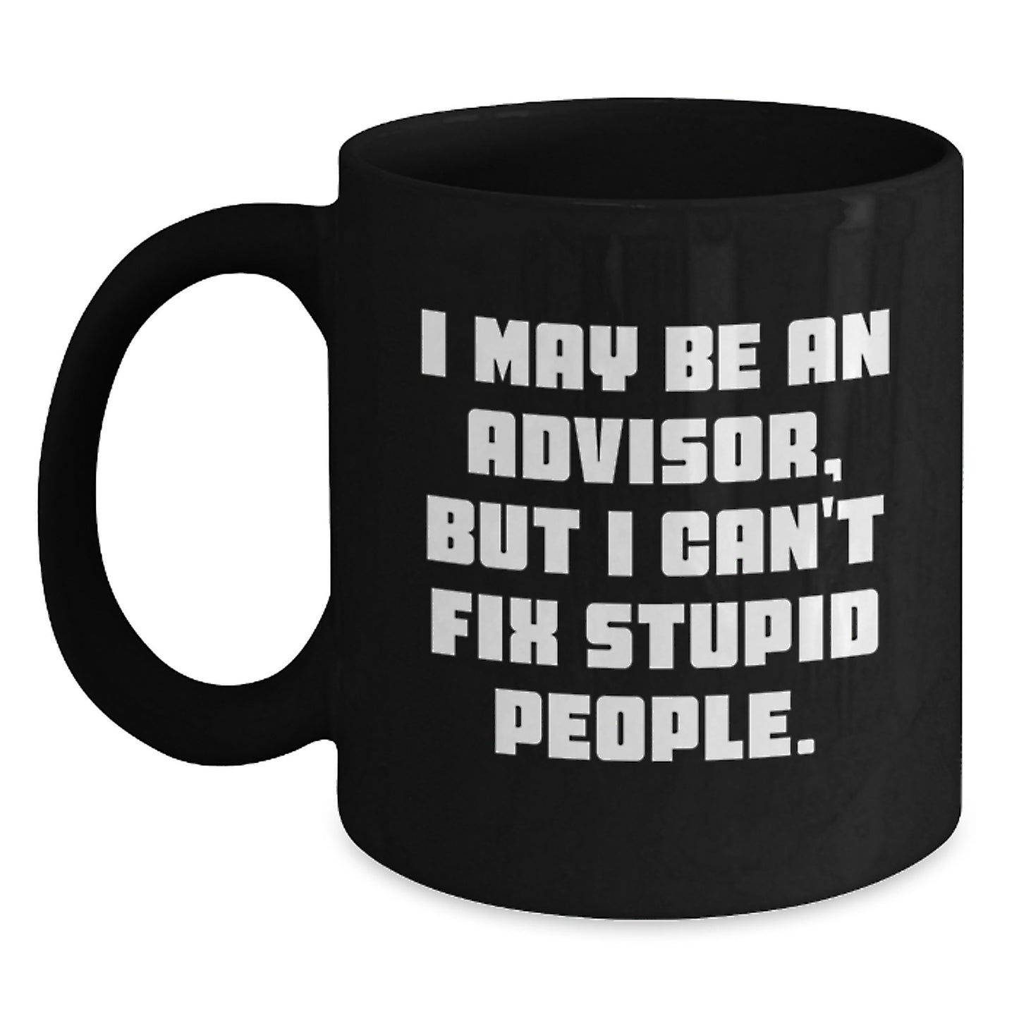 Advisor Keepsake Black Coffee Mug for Him Birthday Gift - Main