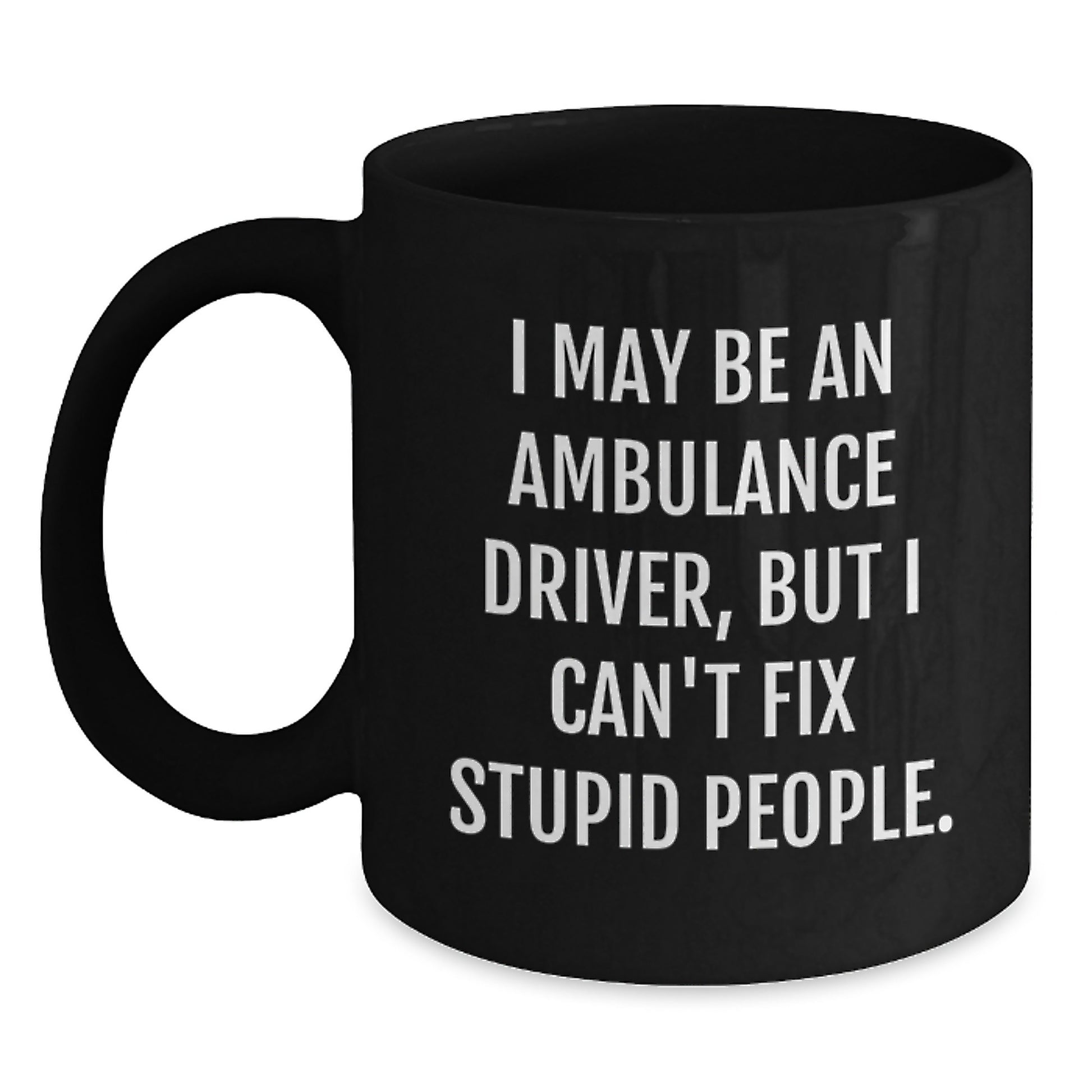 Ambulance Driver Keepsake Premium Ceramic Mug for Him 11oz Birthday Gift - Main