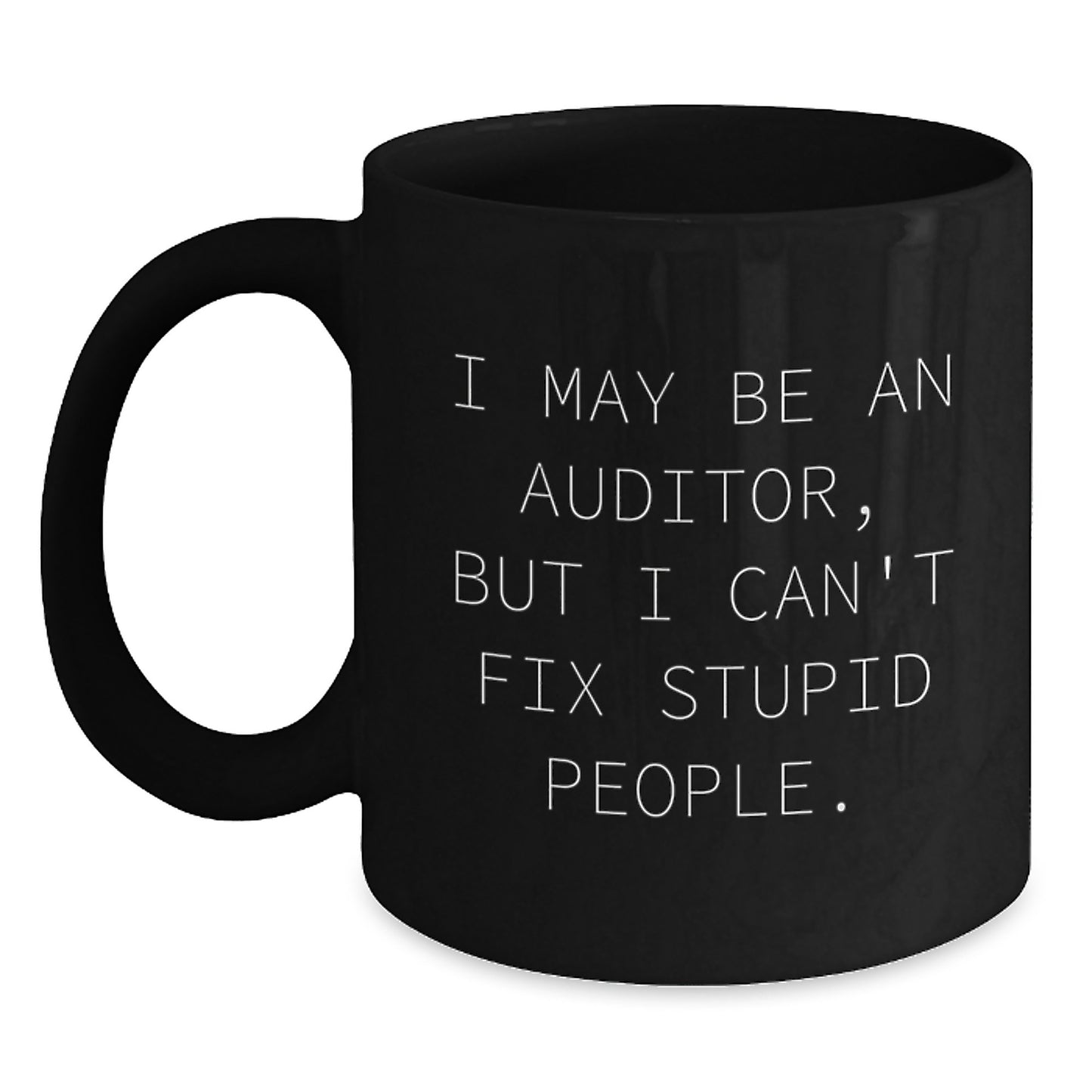 Auditor Keepsake Black Coffee Mug for Him 11oz Birthday Gift Premium - Main