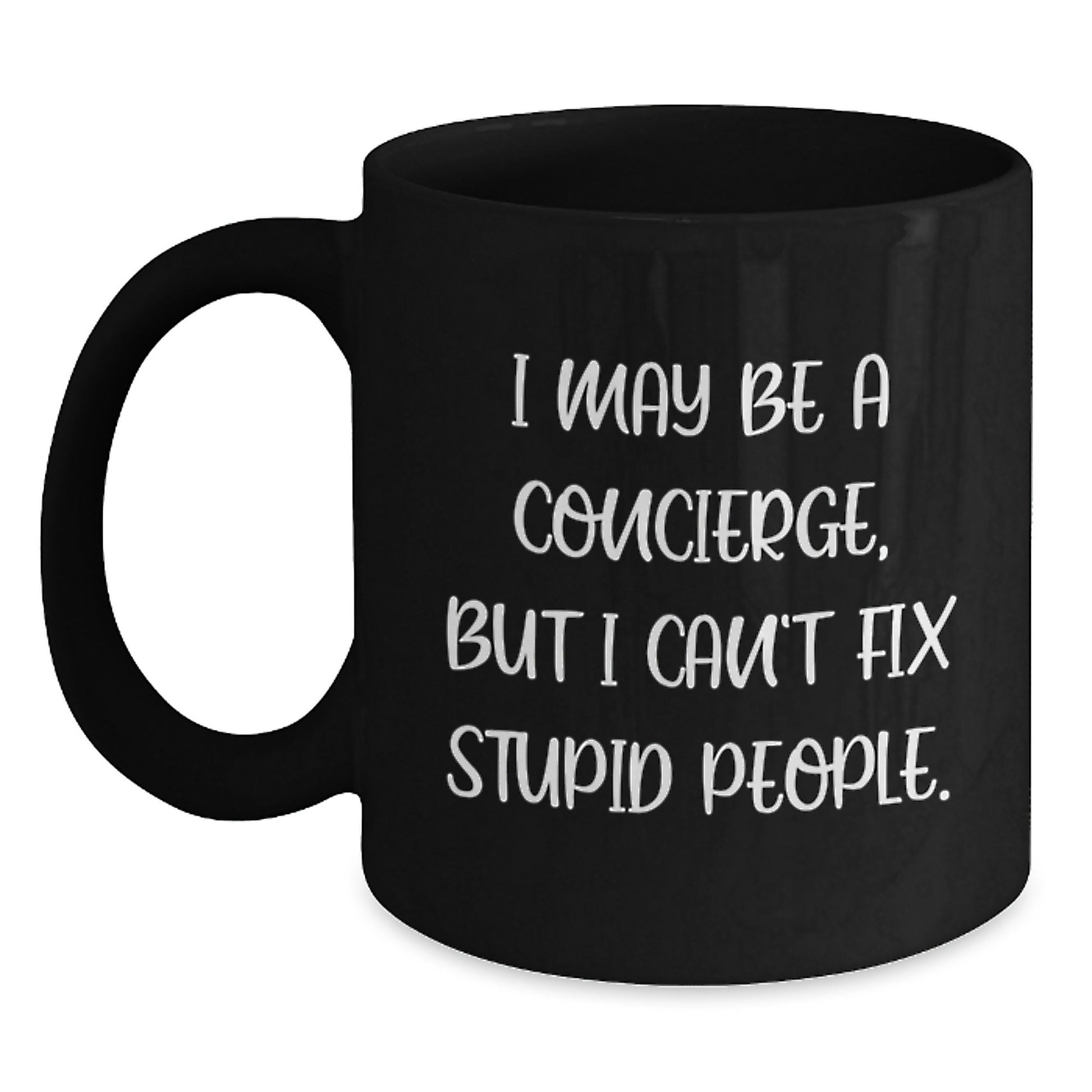 Concierge Keepsake Black Coffee Mug for Him Birthday Gift - Main