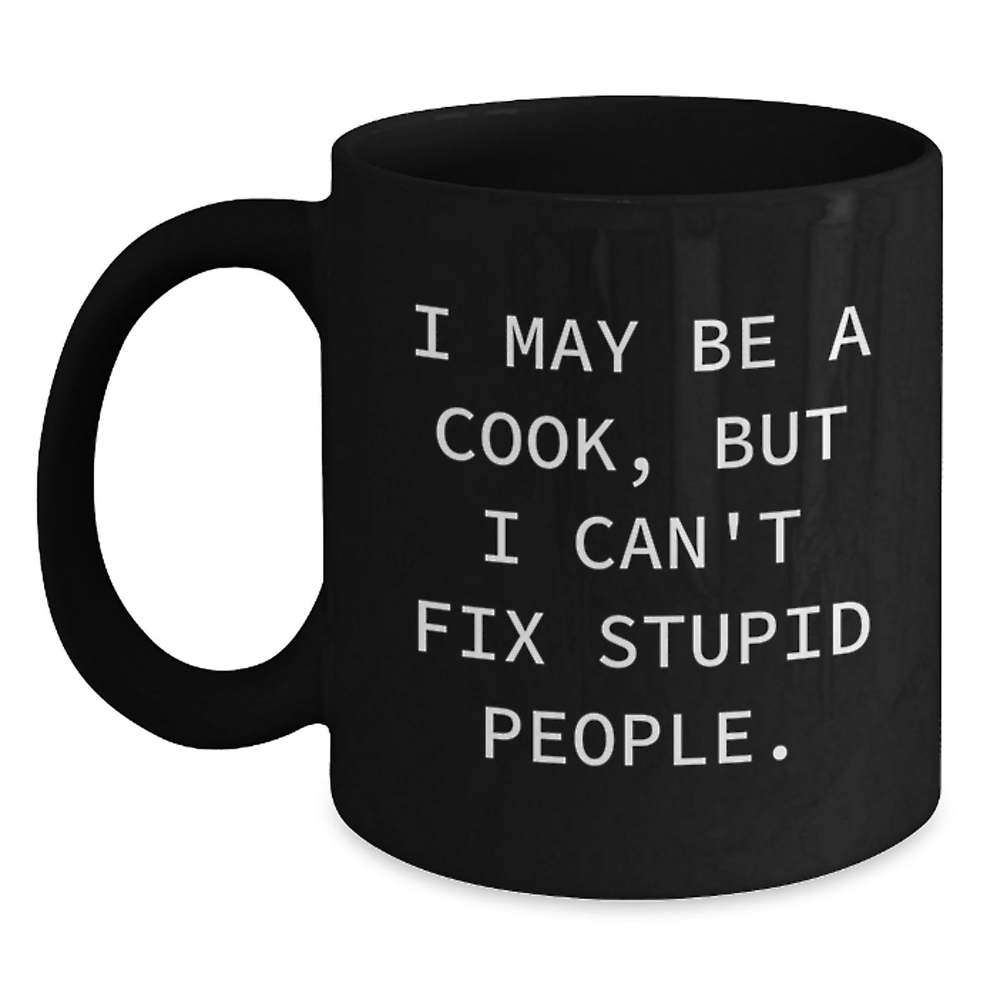 Cook Black Coffee Mug Keepsake Birthday Surprise Gift for Him - Main