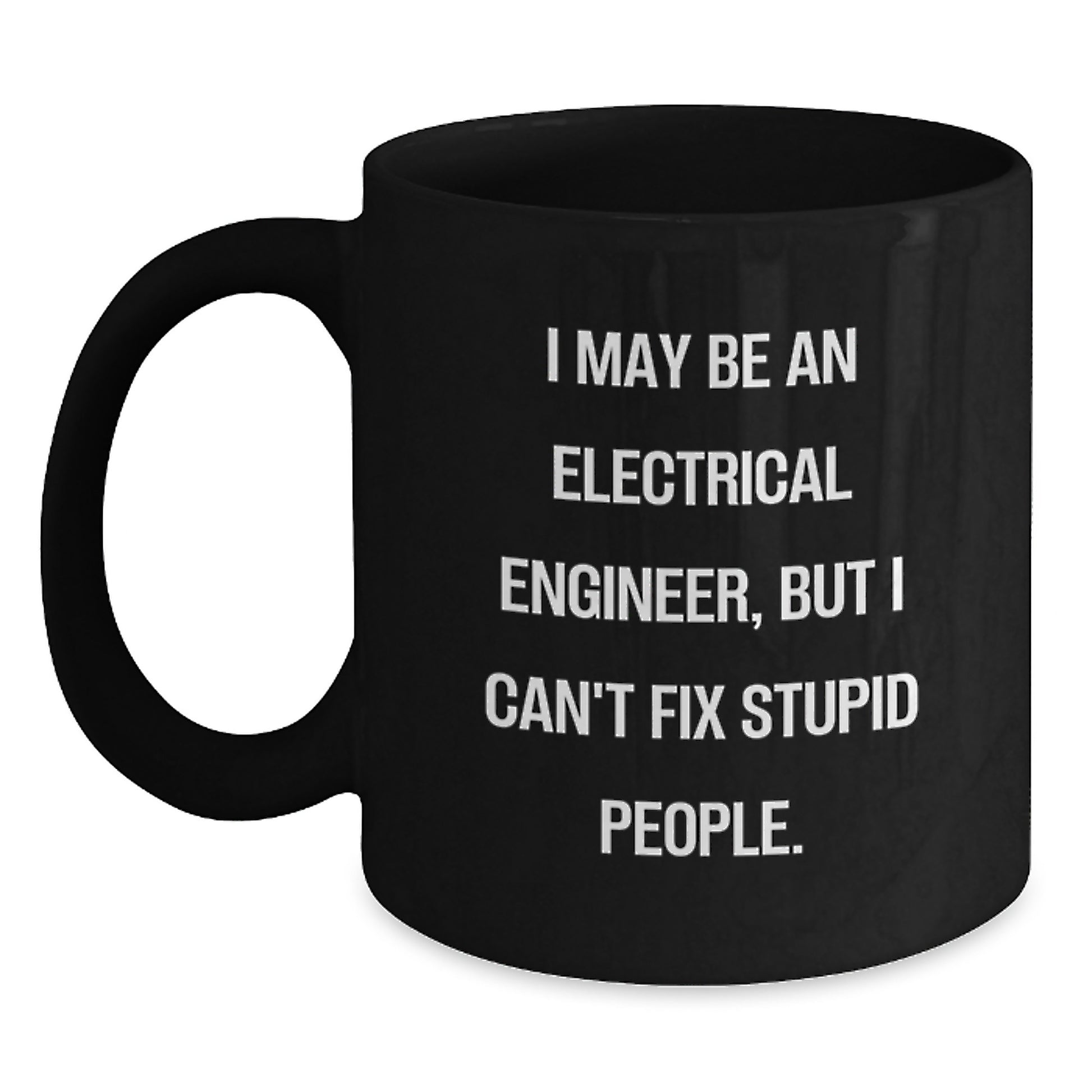 Electrical Engineer Black Coffee Mug Idea for Coworkers Birthday Gift - Main