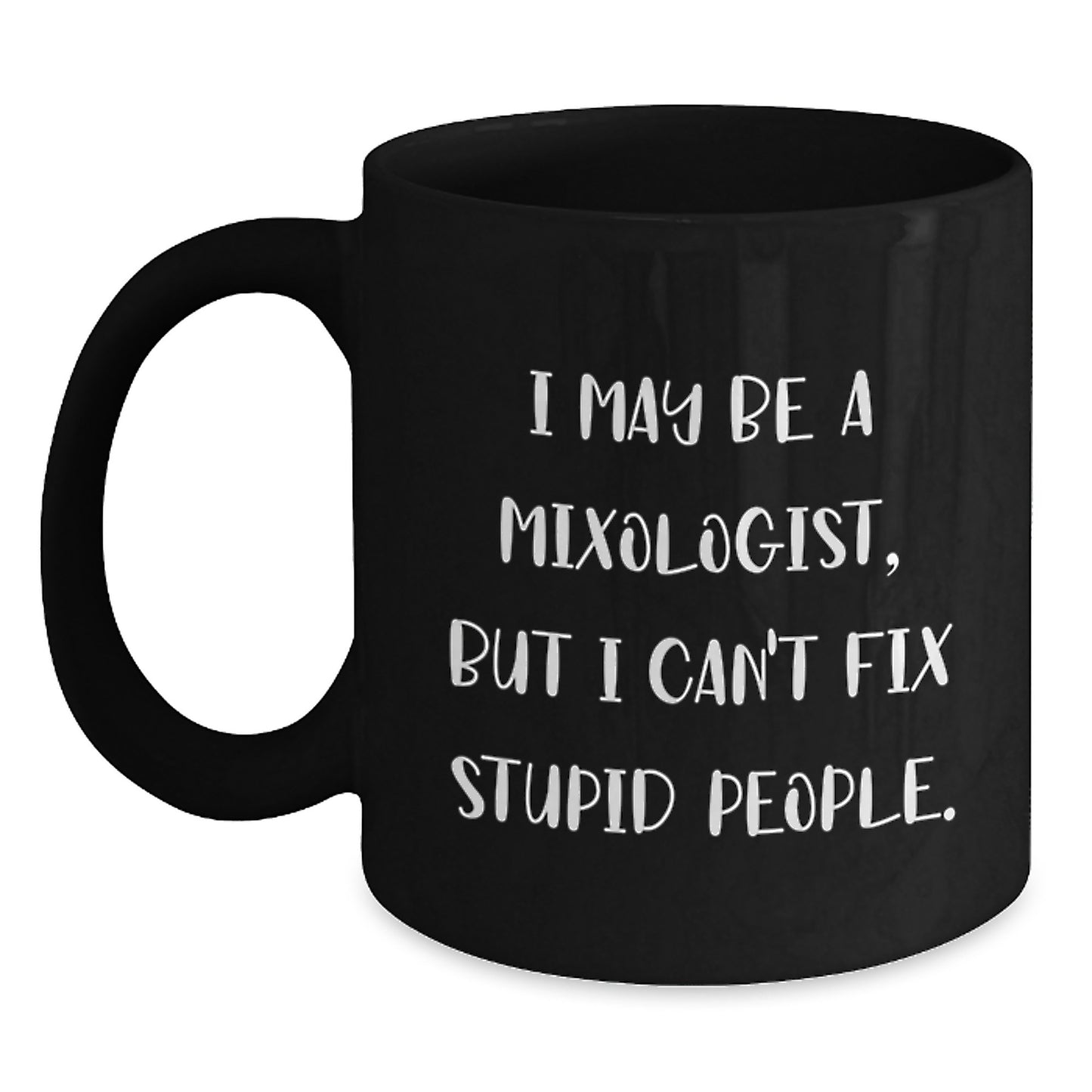 Mixologist Keepsake Black Coffee Mug for Him Graduation Gift - Main