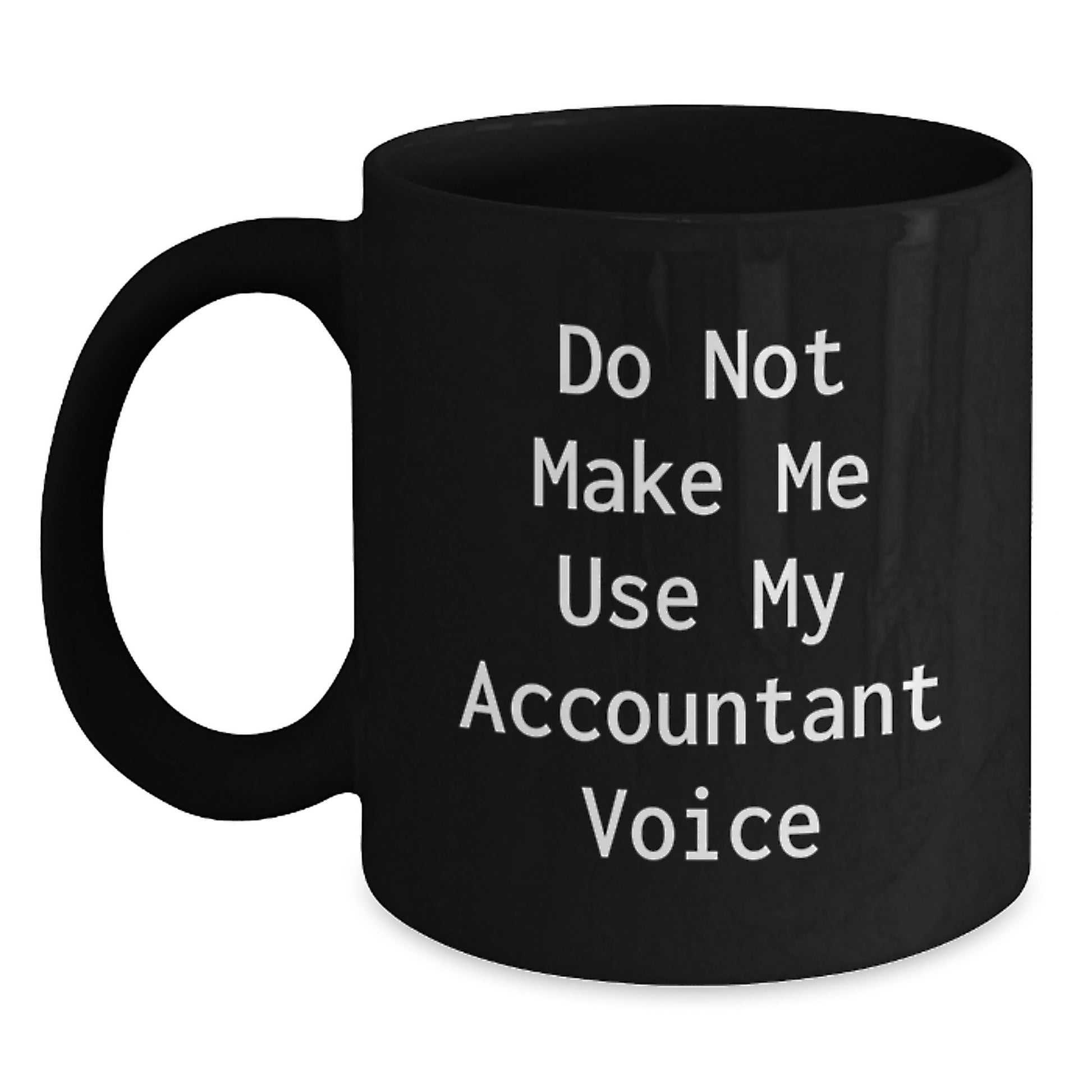Premium Accountant Keepsake Black Coffee Mug for Him Birthday Gift - Main