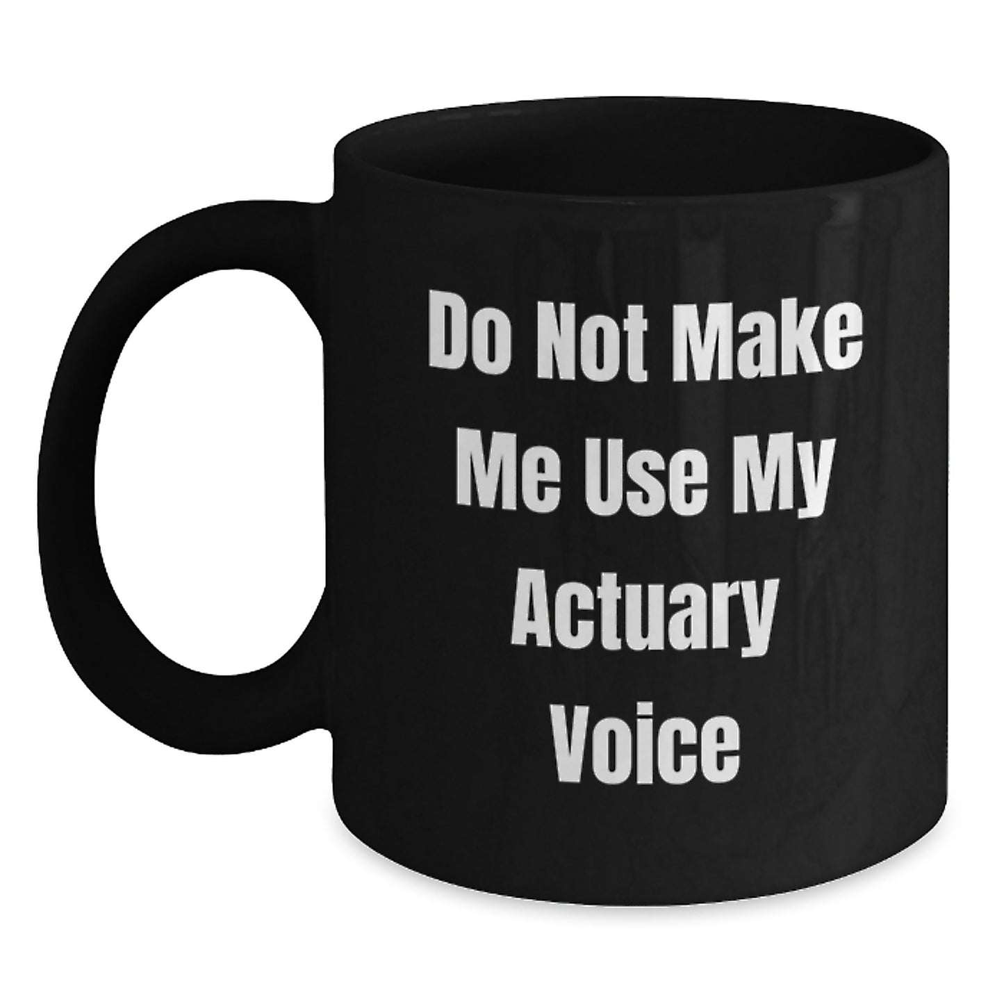 Actuary Keepsake Black Coffee Mug for Him Birthday Premium Gift - Main
