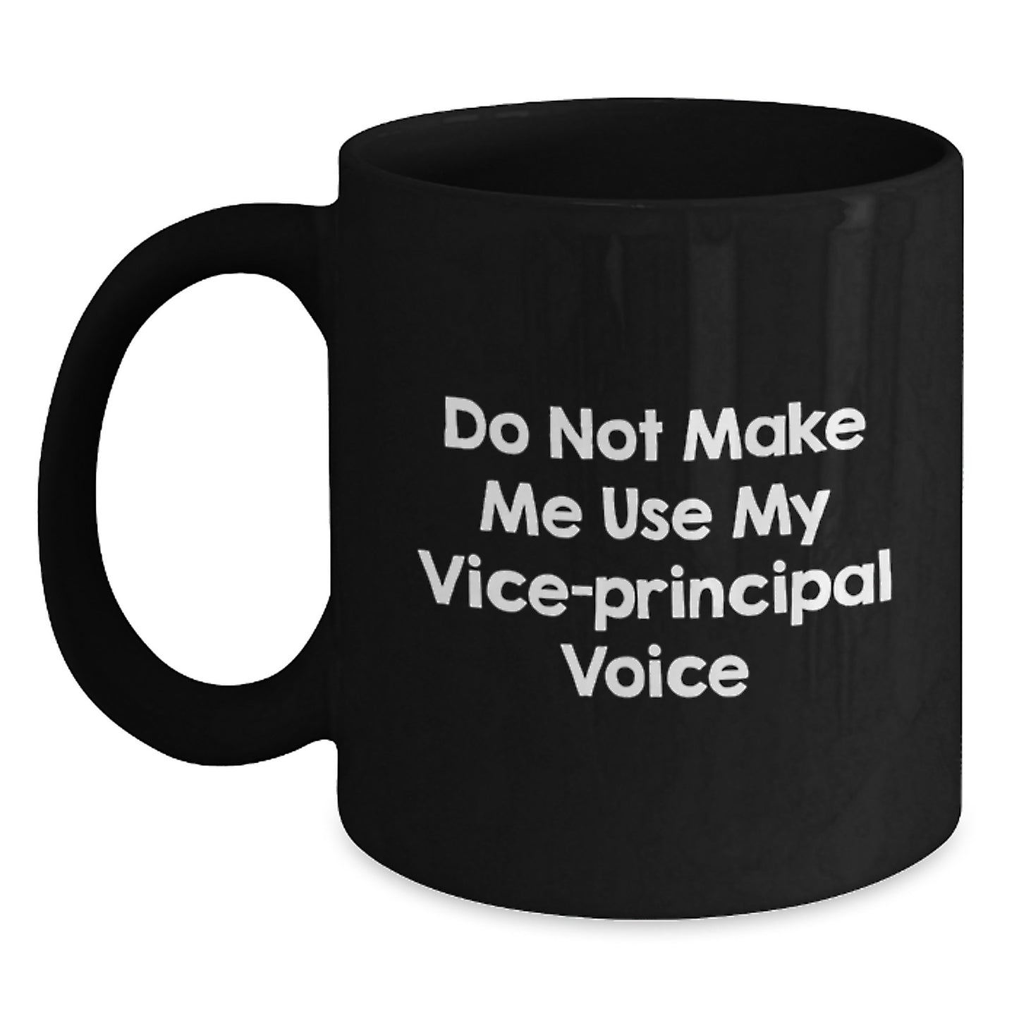 Funny Vice-principal Gifts for Men, Vice-principal Black Coffee Mug, Birthday Unique Funny Gifts from Friends, Coworkers - Main