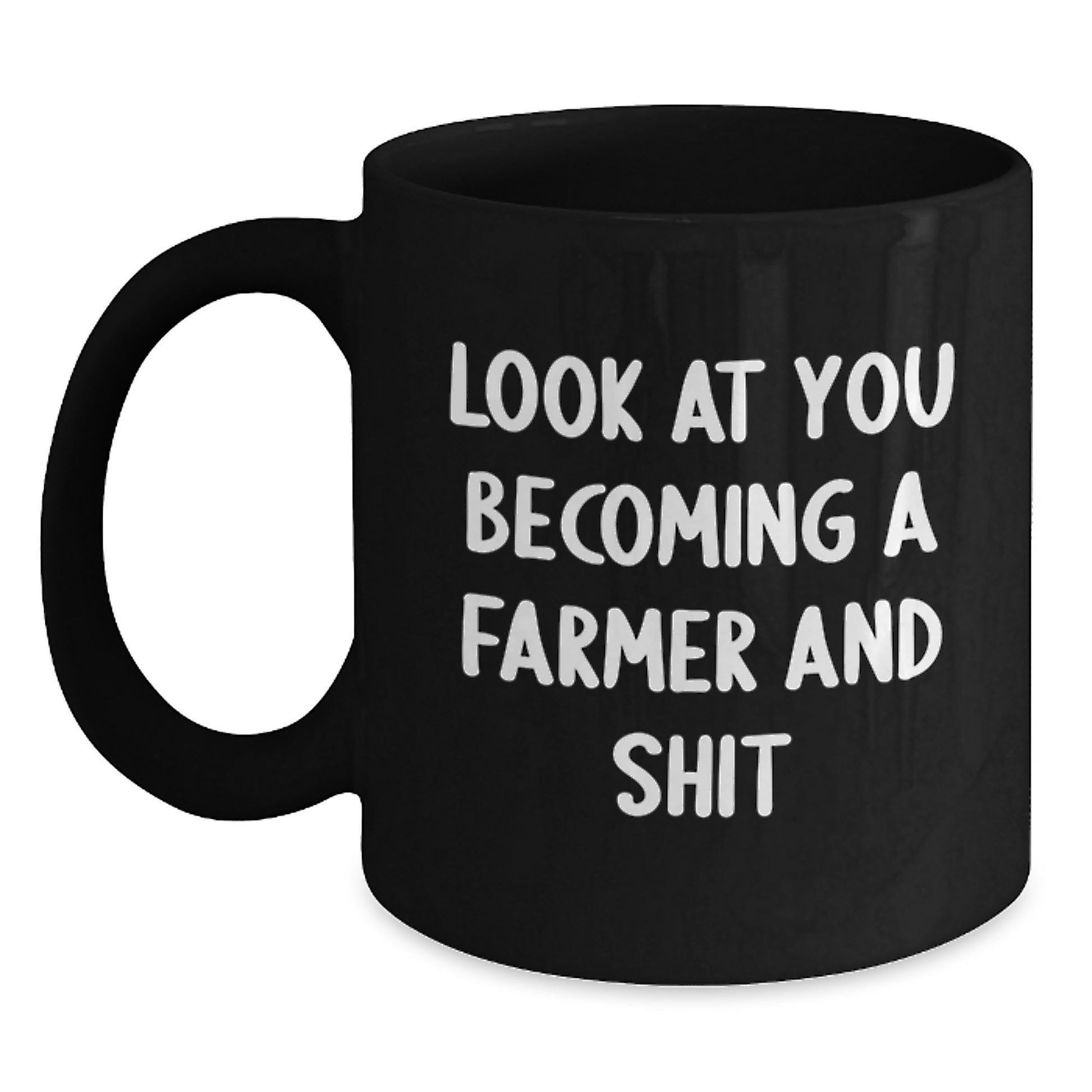 Gifts for the Farmer in Your Life, Funny Quote Black Coffee Mug, Perfect for Mother's Day Unique Gifts - Main
