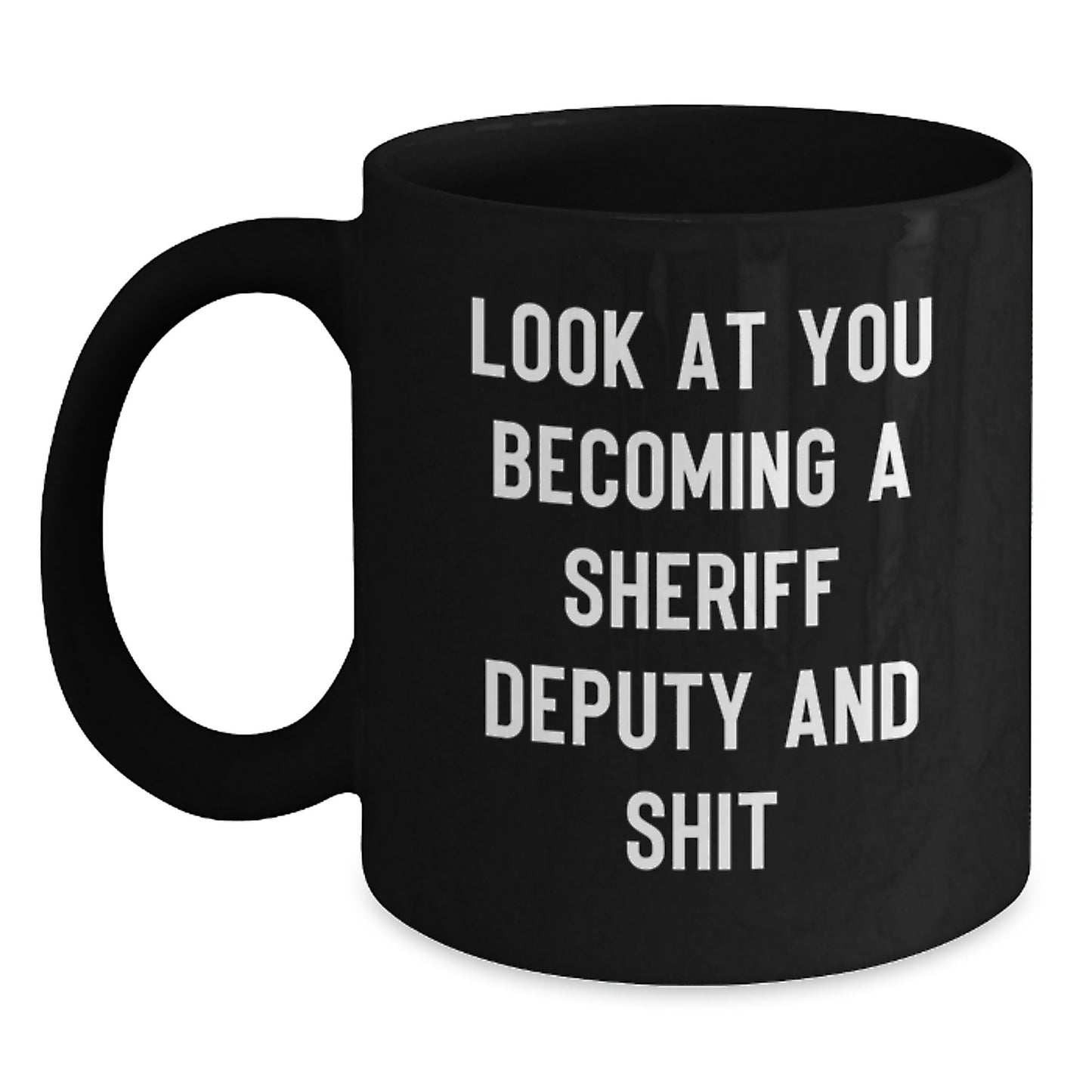 Funny Gifts from Family for Sheriff Deputy Mom's Unique Coffee Mug - Main