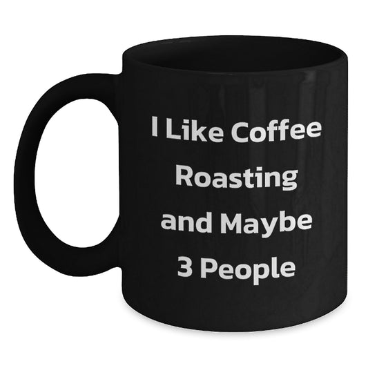 Black Coffee Mug Idea for Coworkers Birthday Gift - Main