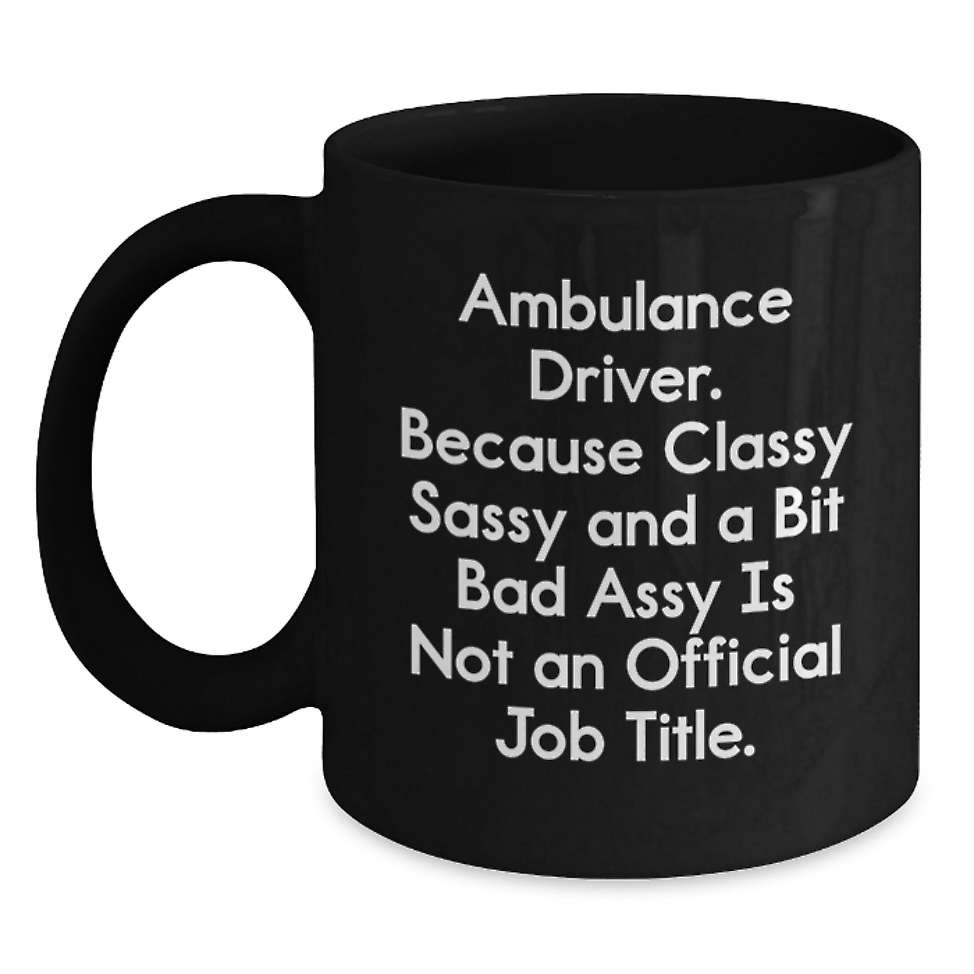 Ambulance Driver Keepsake Mug for Him Birthday Gift - Main