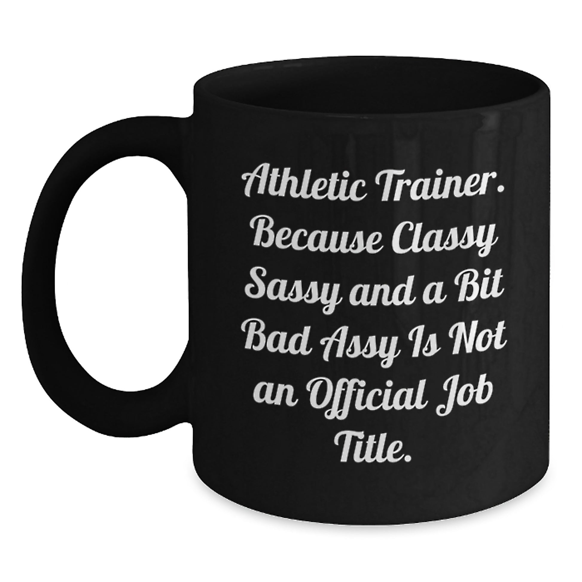 Athletic Trainer Black Coffee Mug Novelty Birthday Gift for Friends - Main