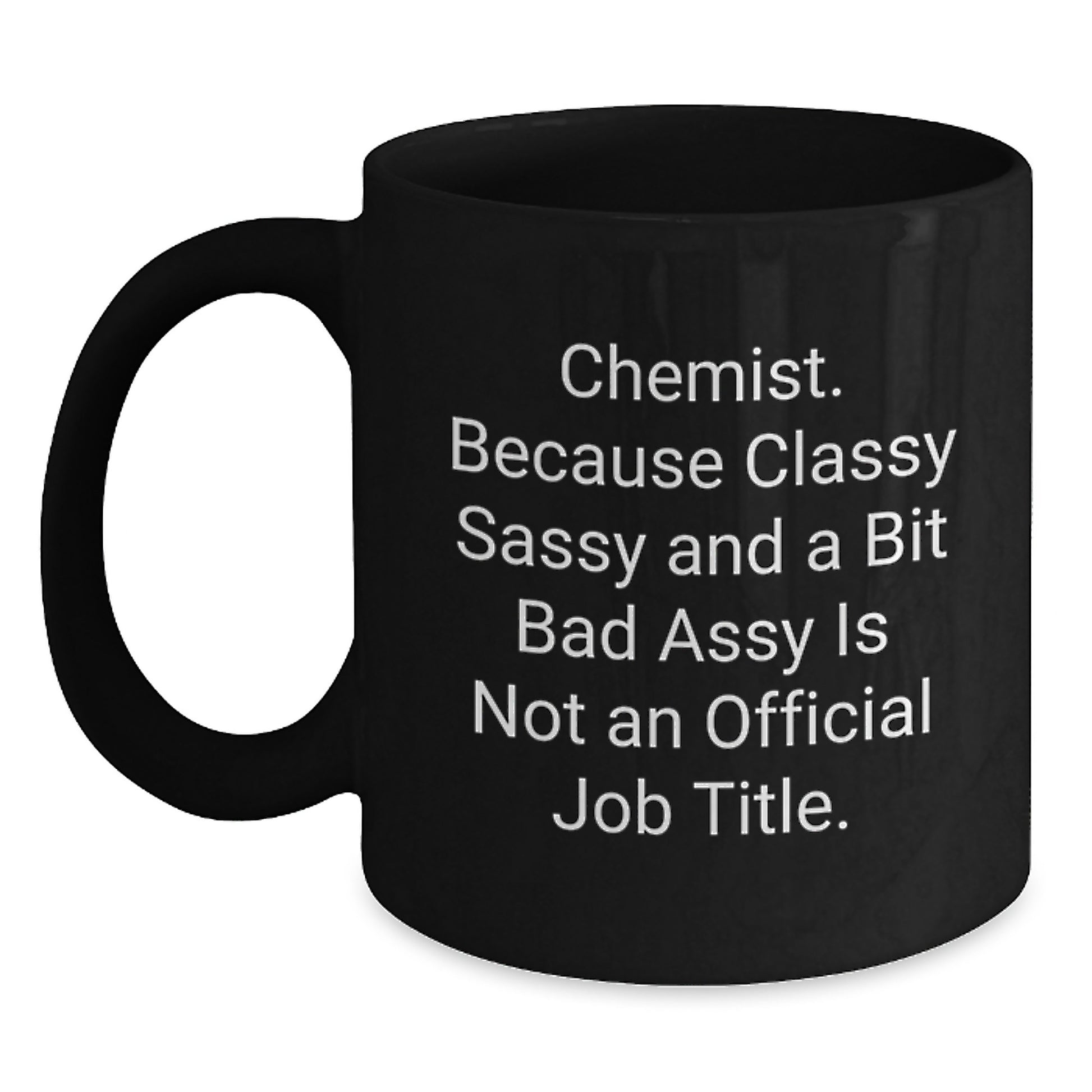 Chemist Keepsake Black Coffee Mug for Him Birthday Gift Ceramic 11oz - Main