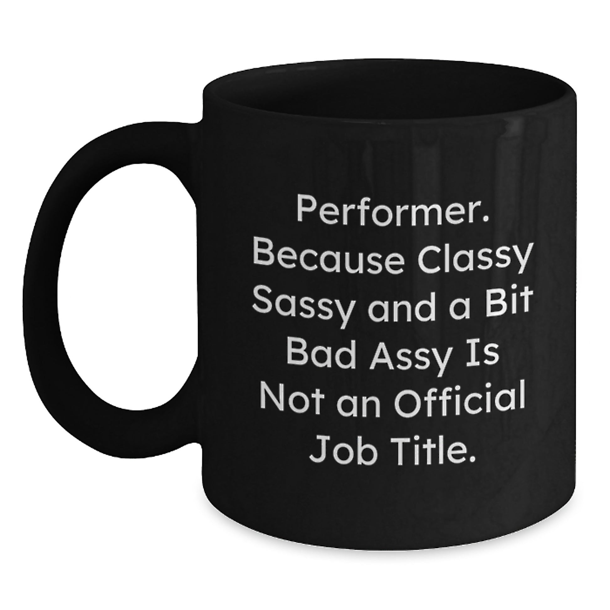 Performer Keepsake Black Coffee Mug for Him Birthday Surprise Gift - Main