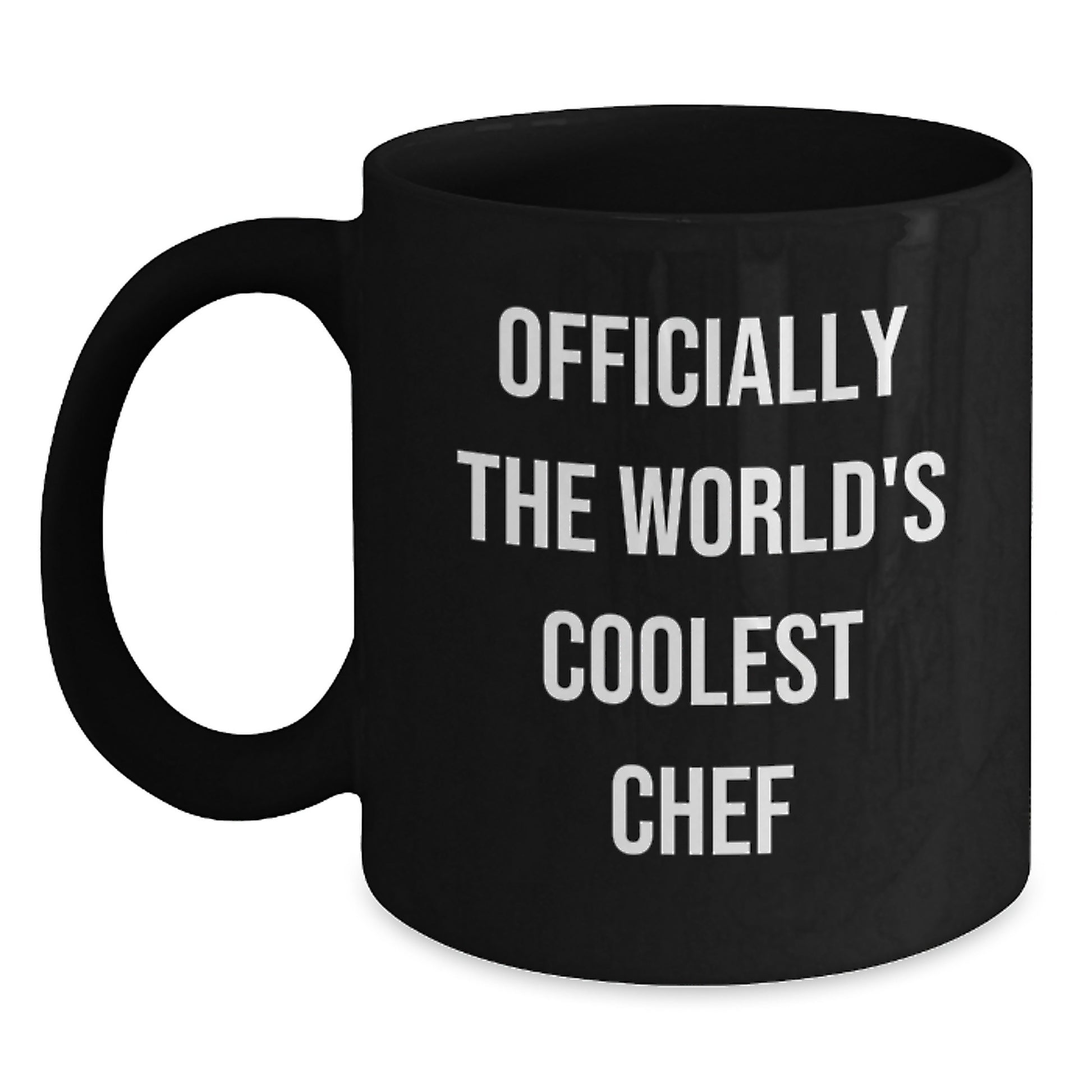 A Cheeky Gift for the World's Coolest Chef - Black Coffee Mug Gifts from Men, Women, Friends, Coworkers, Family for Valentine's Unique - Main