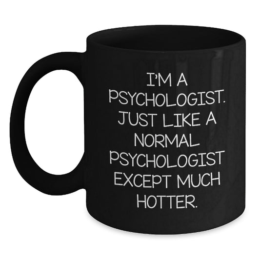 Psychologist Keepsake Black Coffee Mug for Him – Graduation Gift - Main