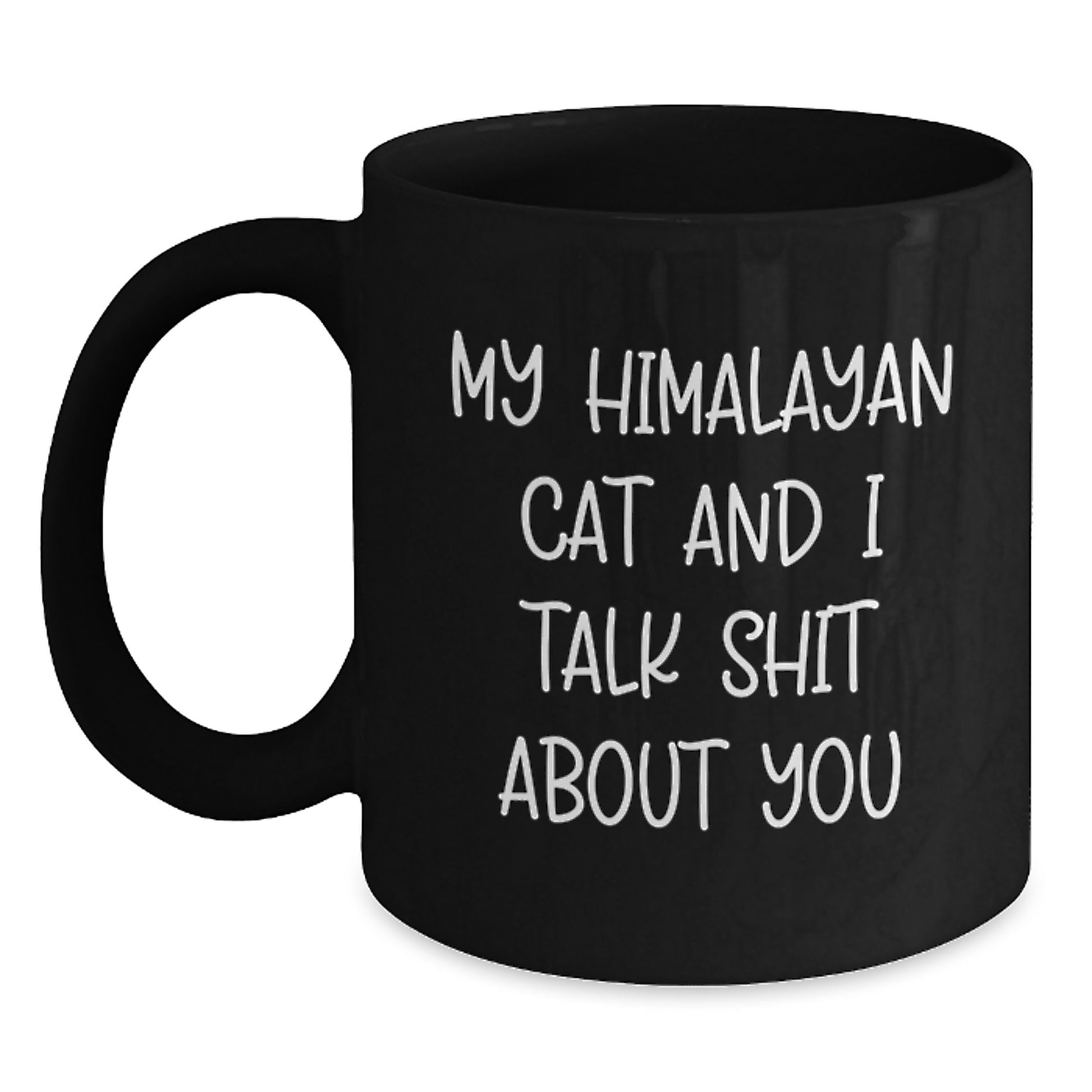 Himalayan Cat Lover Gifts from Friends for Himalayan Cat Enthusiasts Funny Black Coffee Mugs Graduation Unique Keepsakes - Main