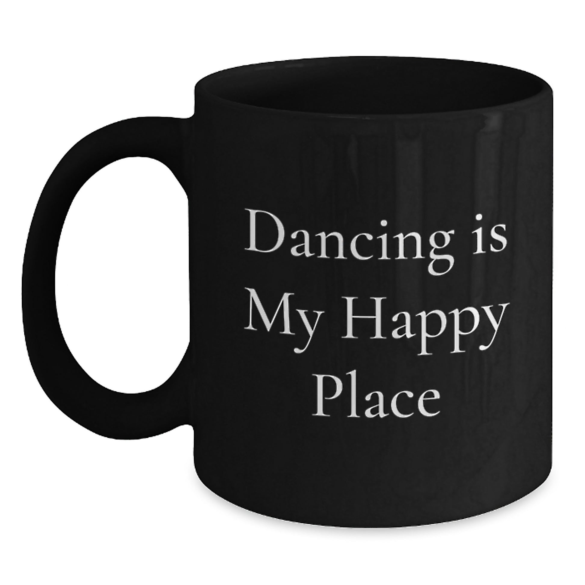 Family Treasure Birthday Gift Dancing Is My Happy Place Coffee Mug - Main
