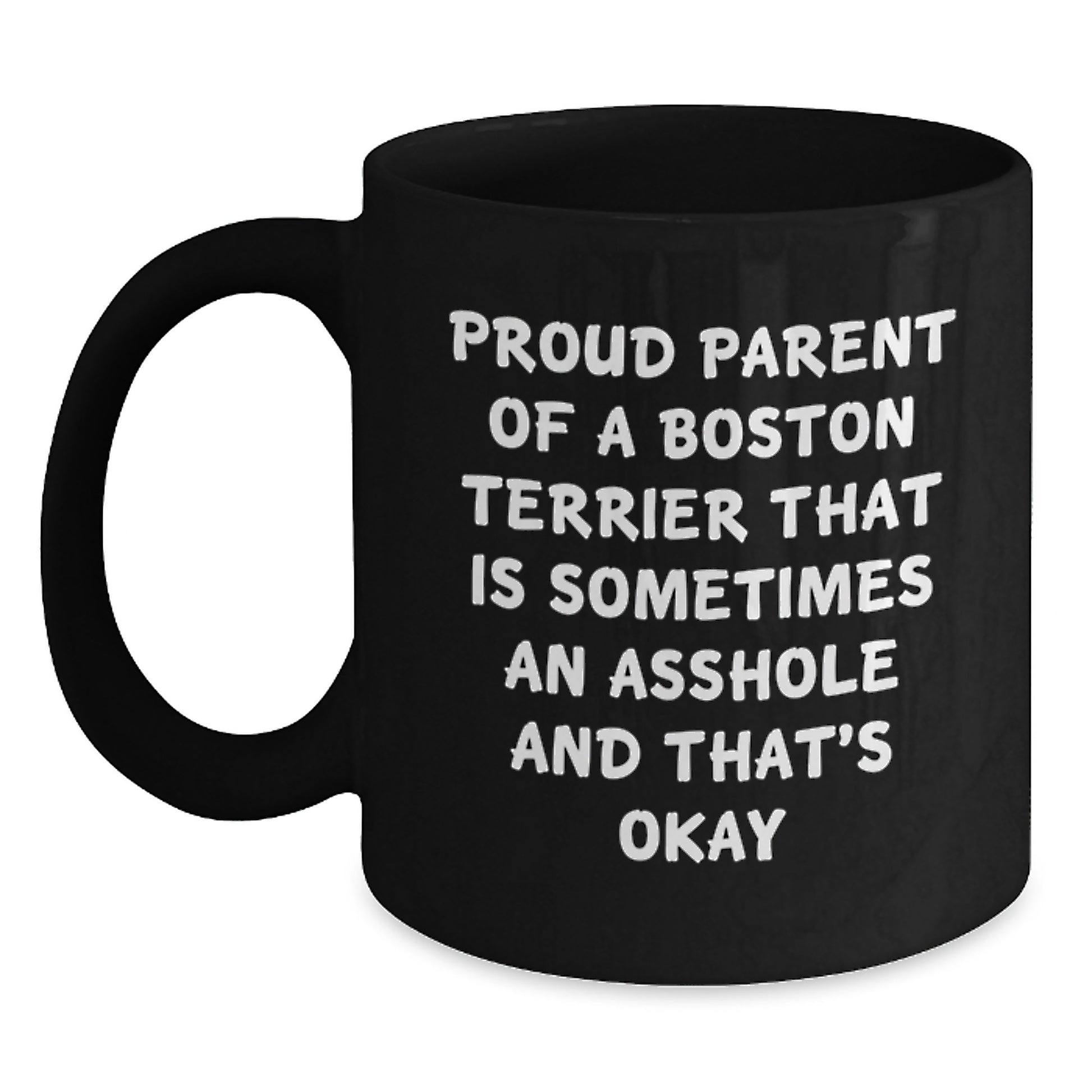Boston Terrier Mug Idea for Coworkers Birthday Gift – Playful Coffee - Main