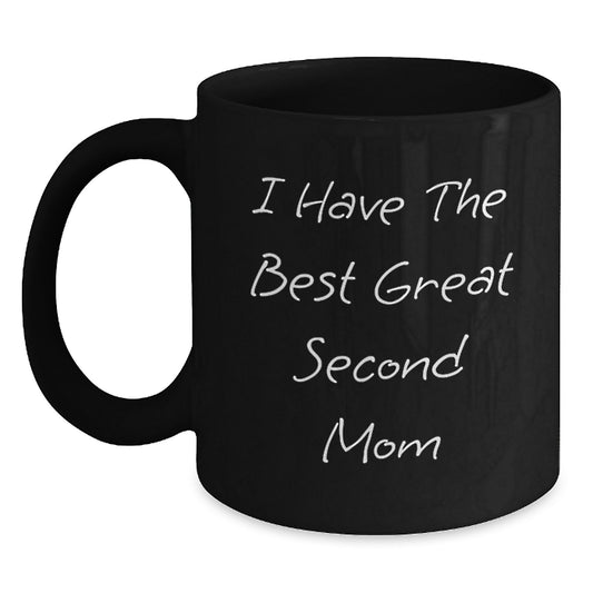 Novelty Second Mom Mug for Grandma – Birthday Gift Ceramic 11oz - Main