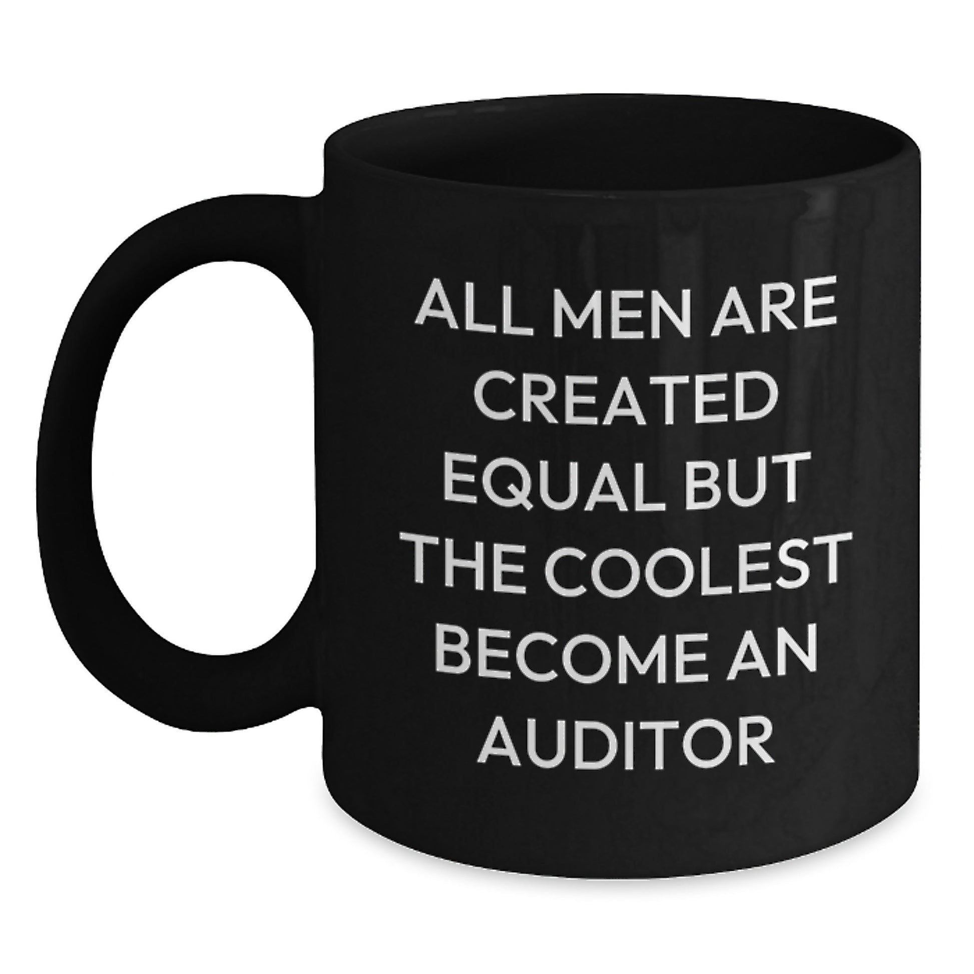 Black Coffee Mug Keepsake for a Best Friend Auditor Birthday Gift - Main