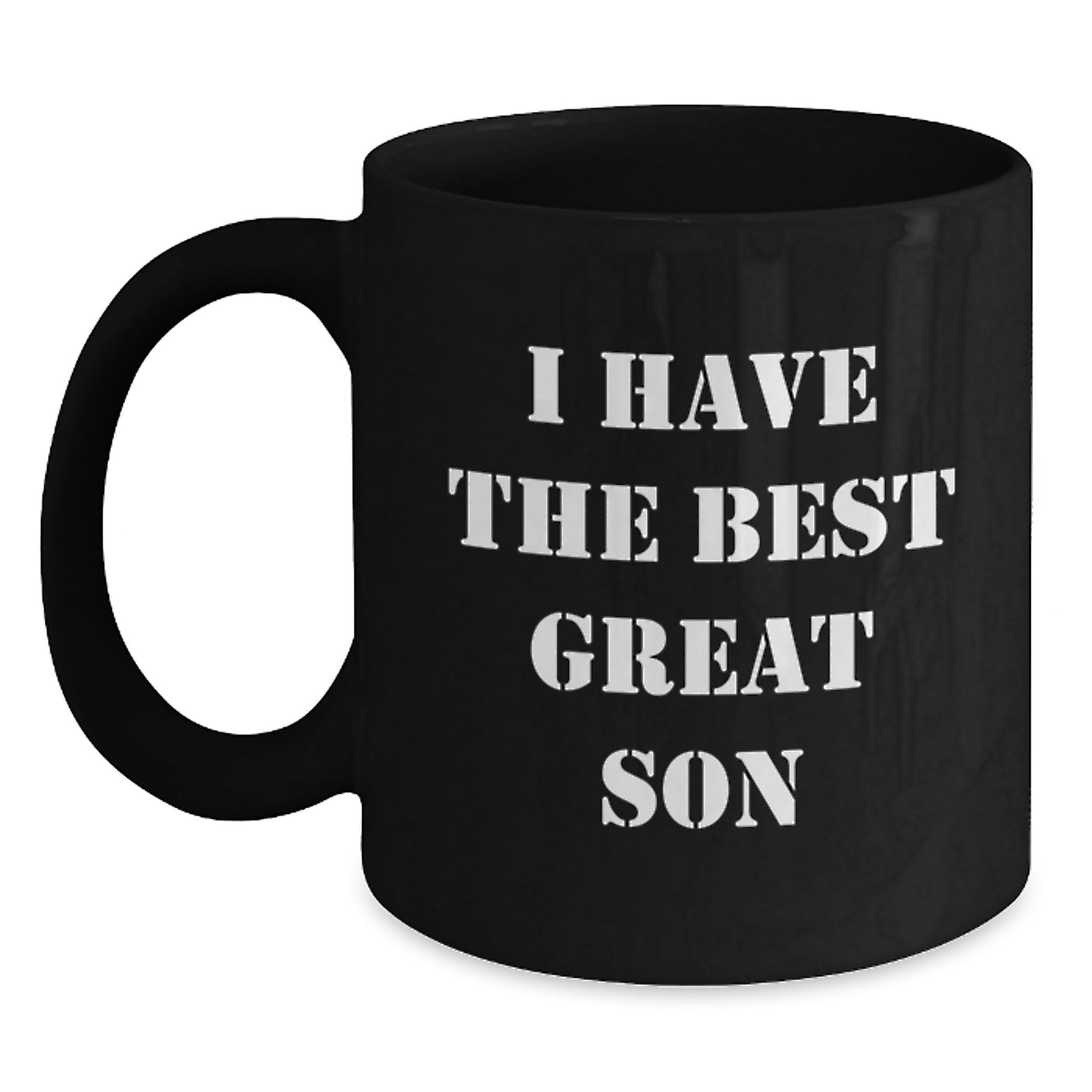 Son Keepsake Black Coffee Mug for Him Best Great Son Birthday Gift - Main