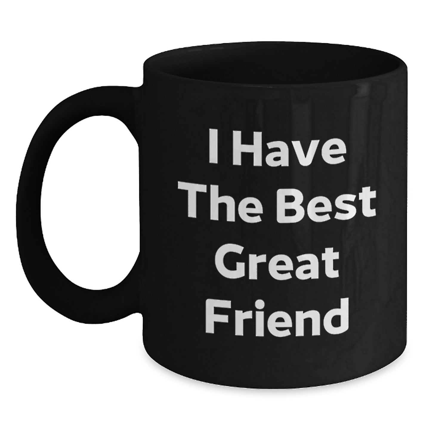 Friend Keepsake Black Coffee Mug Premium Birthday Gift for Him - Main