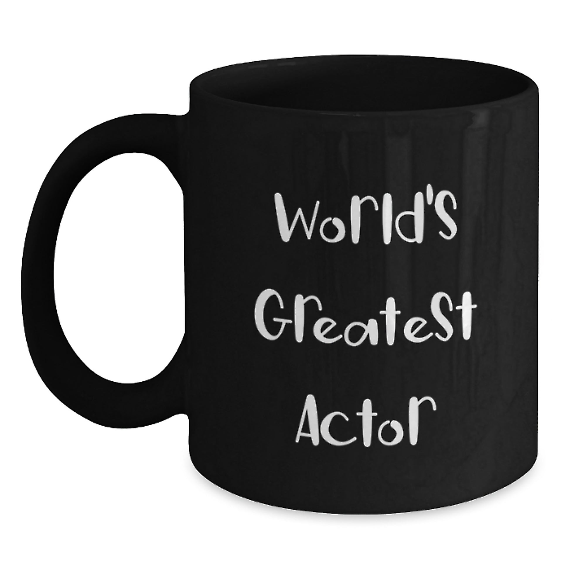 Actor Keepsake Black Coffee Mug for Him Birthday Gift - Main