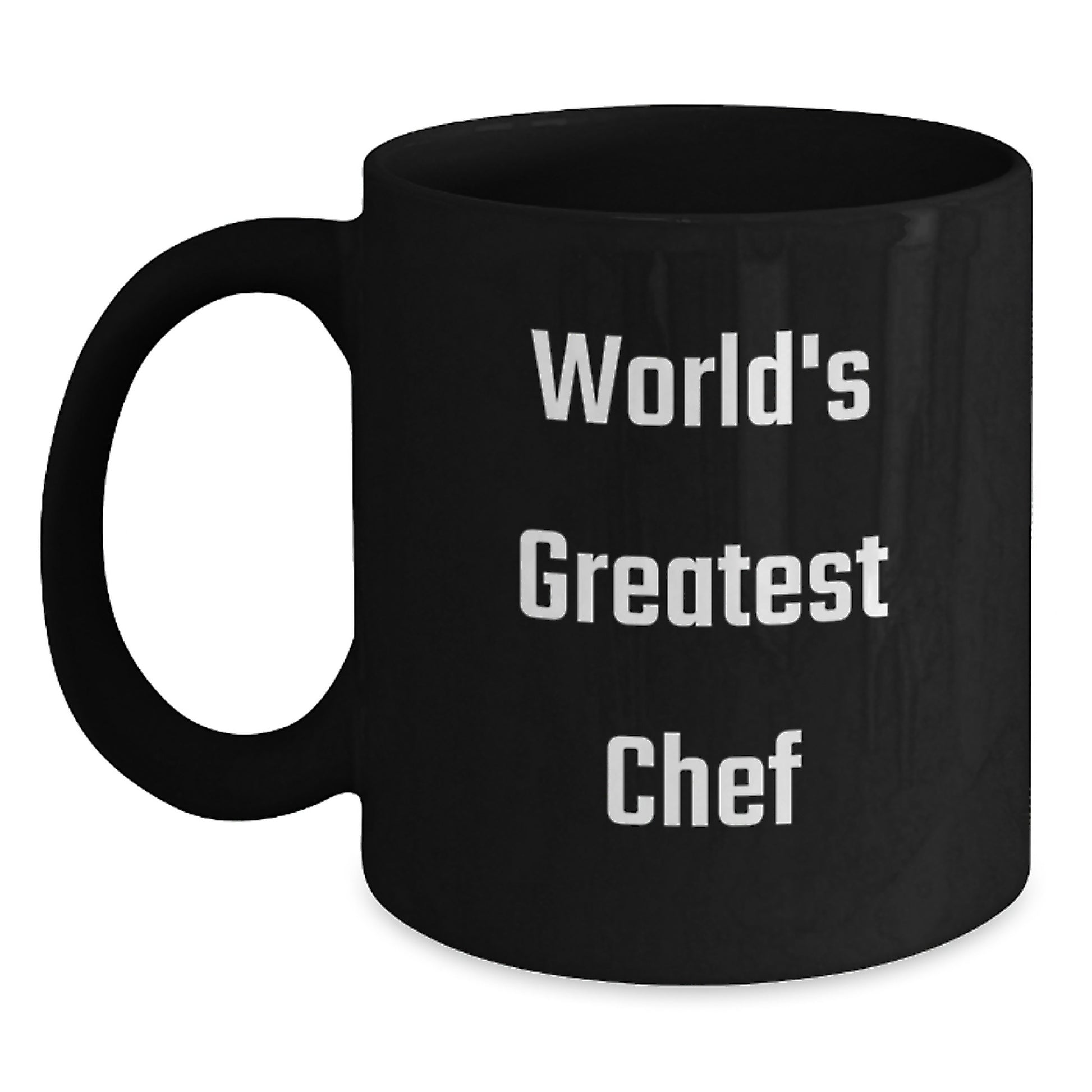 Funny World's Greatest Chef Black Coffee Mug Gifts from Men or Women to Chef Friends and Family on Mother's Day - Main