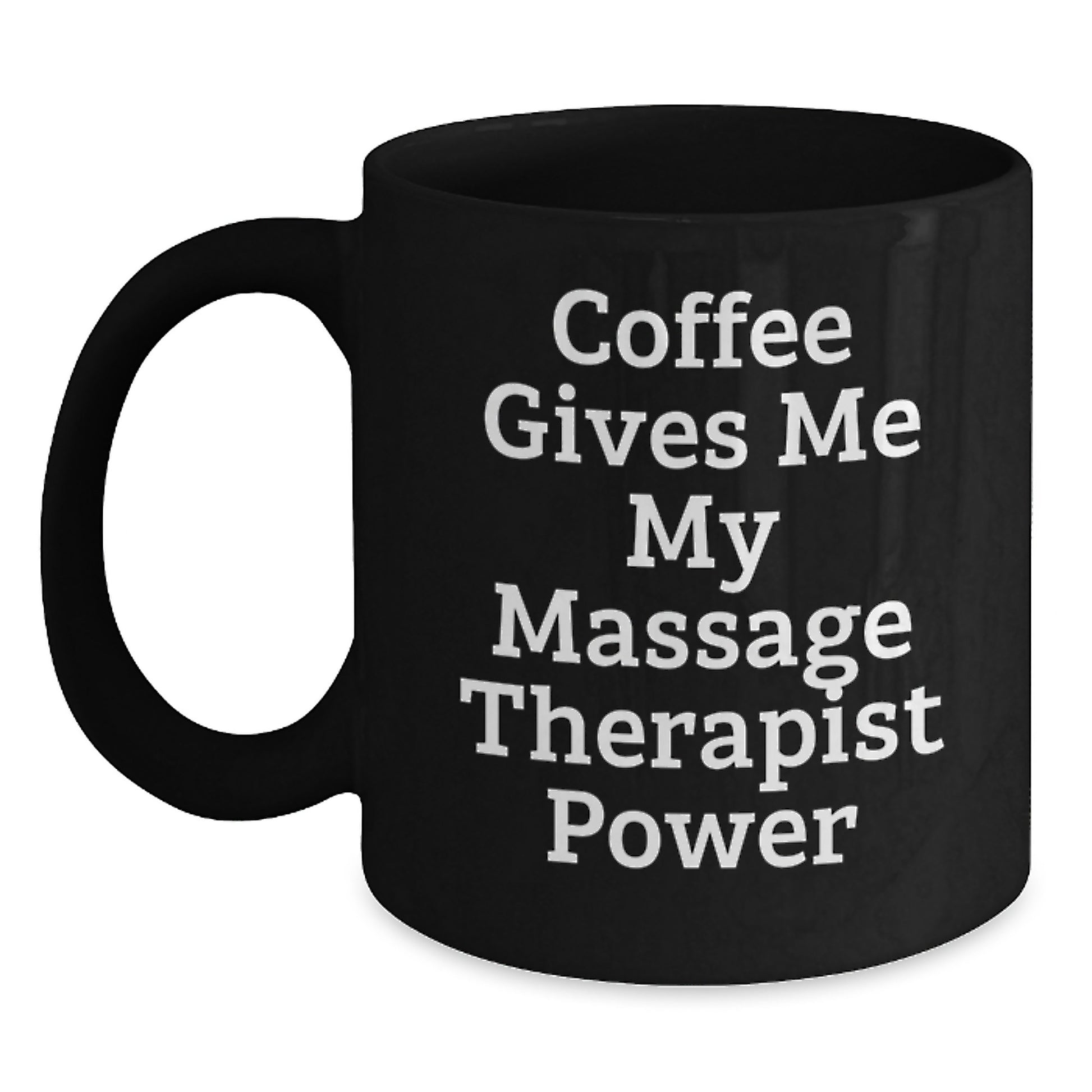 Funny Massage Therapist Gifts from Friends for Graduation Unique Black Coffee Mugs - Main