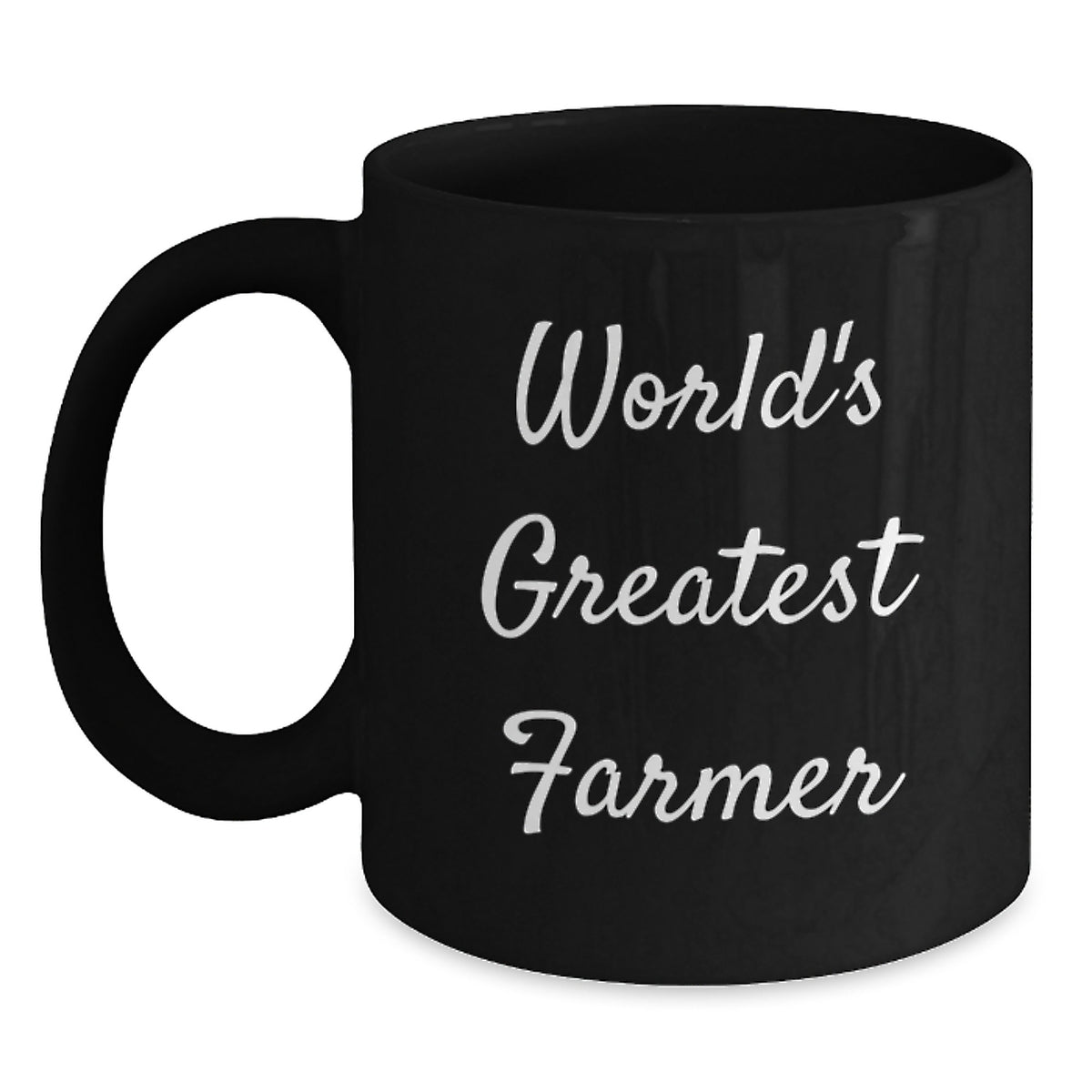 Birthday Gift World's Greatest Farmer Black Coffee Mug for Her – Present - Main