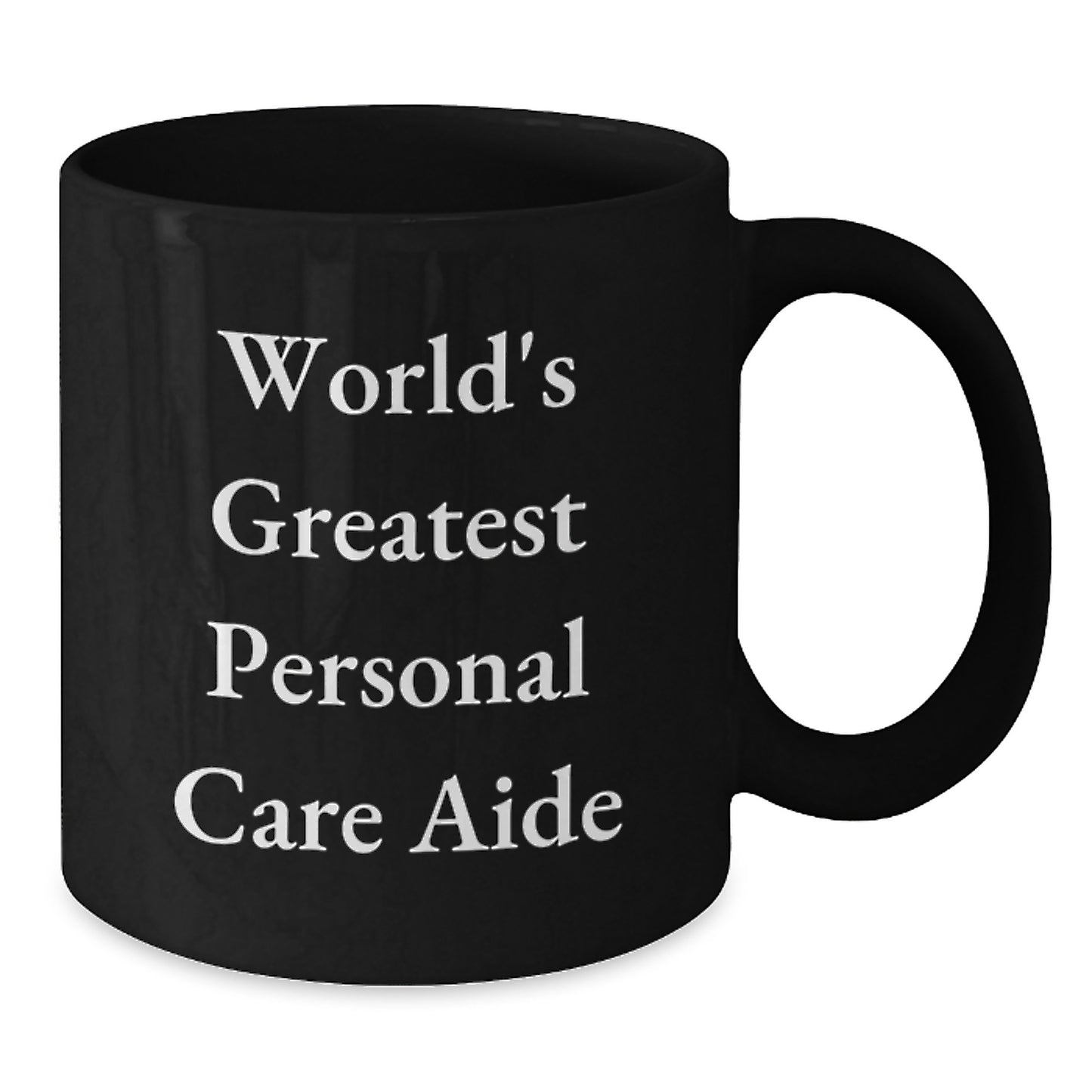 Personal Care Aide Keepsake Black Coffee Mug for Him Birthday Gift - Additional