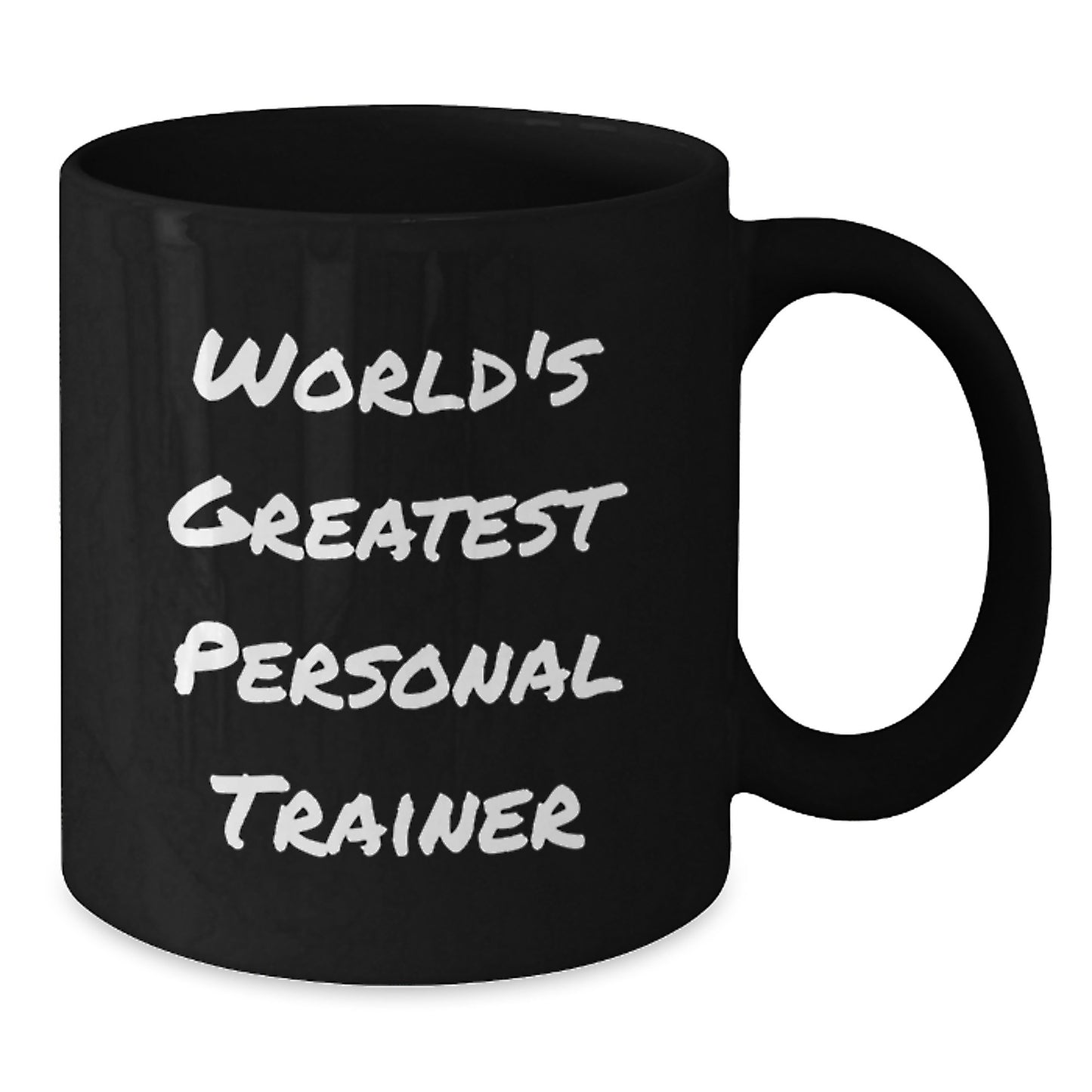 Personal Trainer Keepsake Black Coffee Mug for Him Birthday Gift - Additional