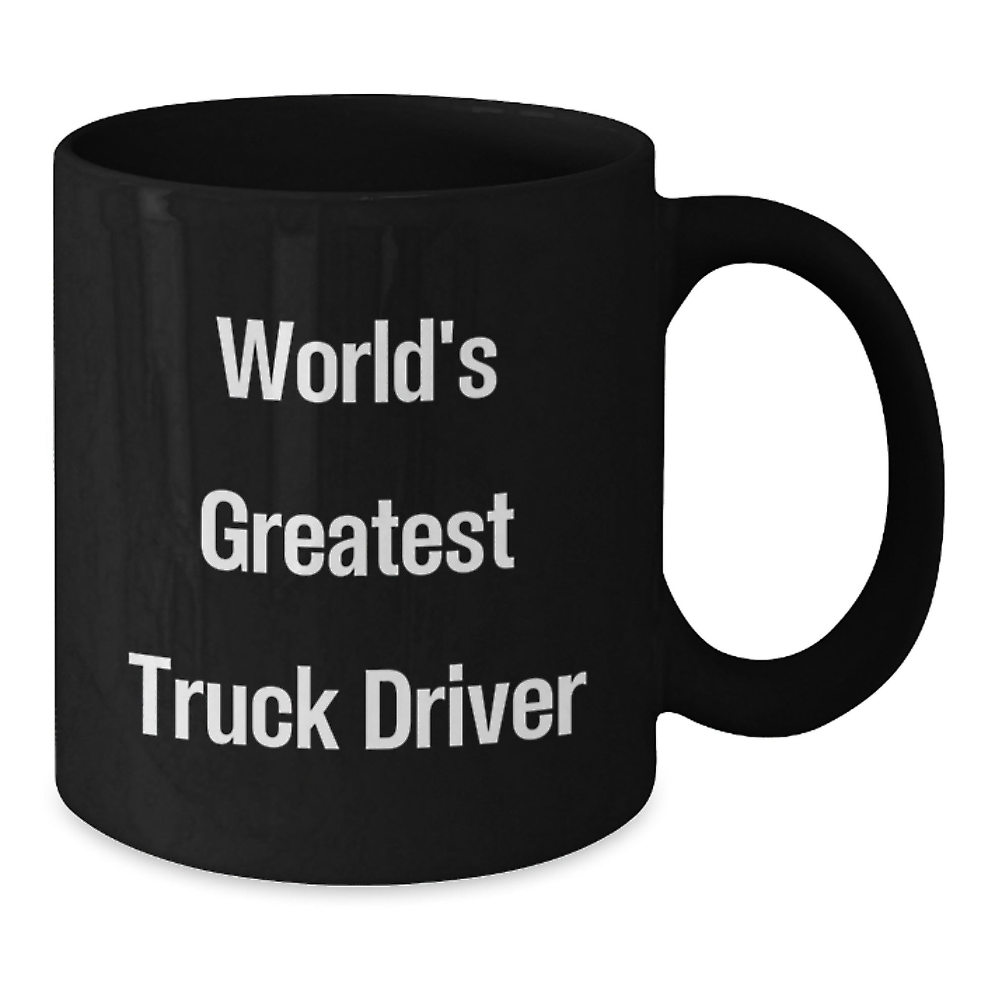Funny Truck Driver Gifts for Men, World's Greatest Black Coffee Mug, Father's Day Unique - Additional