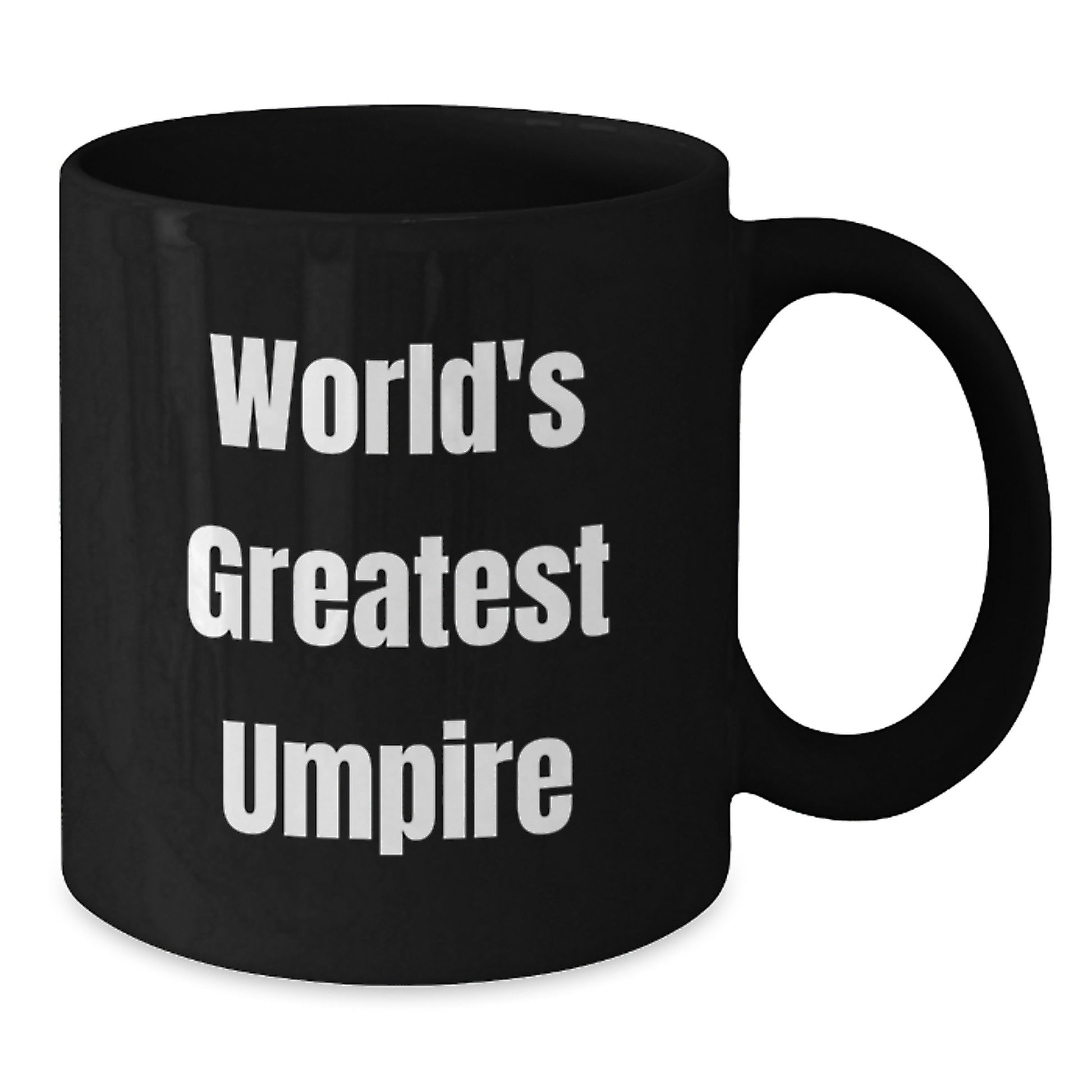 Funny Umpire Gifts for Umpire Enthusiasts, Black Coffee Mug, Graduation Unique Gifts from Friends or Family to Umpire - Additional