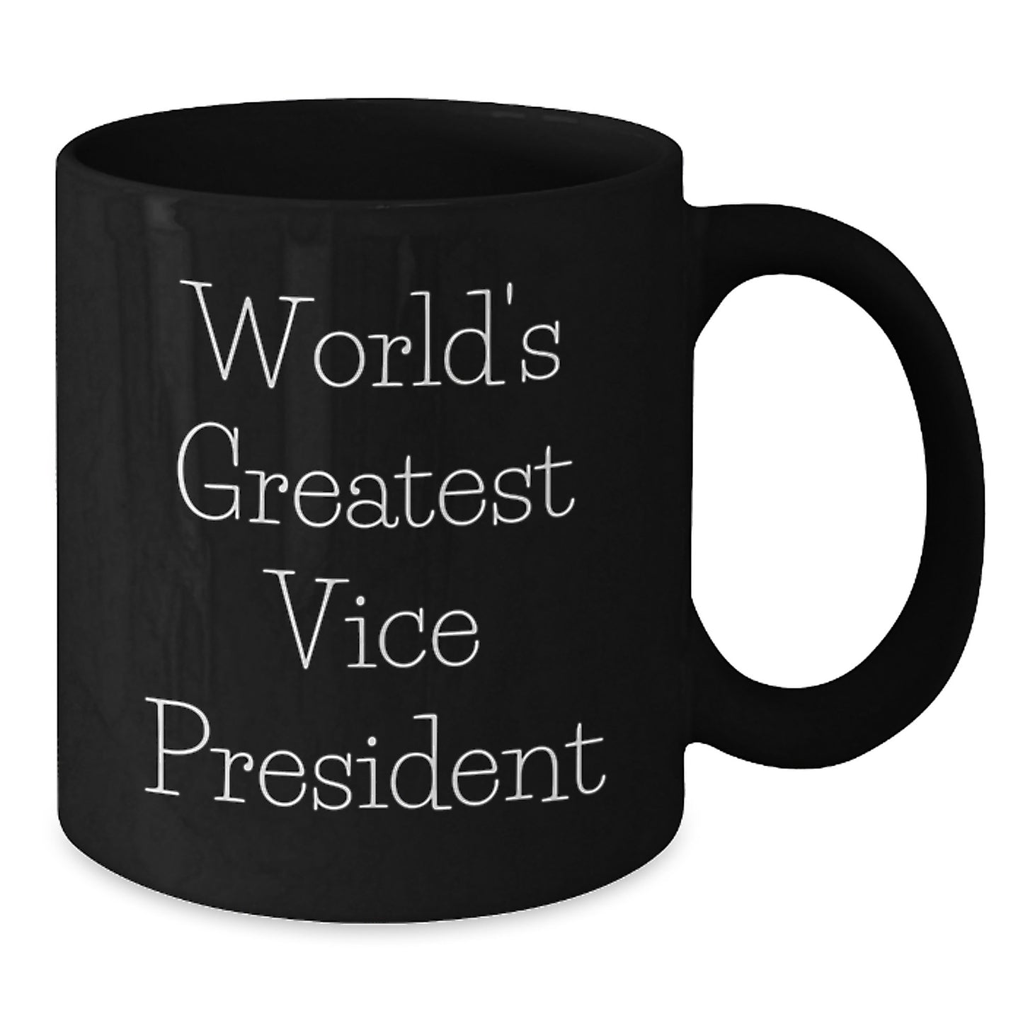 Funny Vice President Gifts for Men, World's Greatest Vice President Black Coffee Mug, Gifts from Men, Father's Day Unique Gifts - Additional