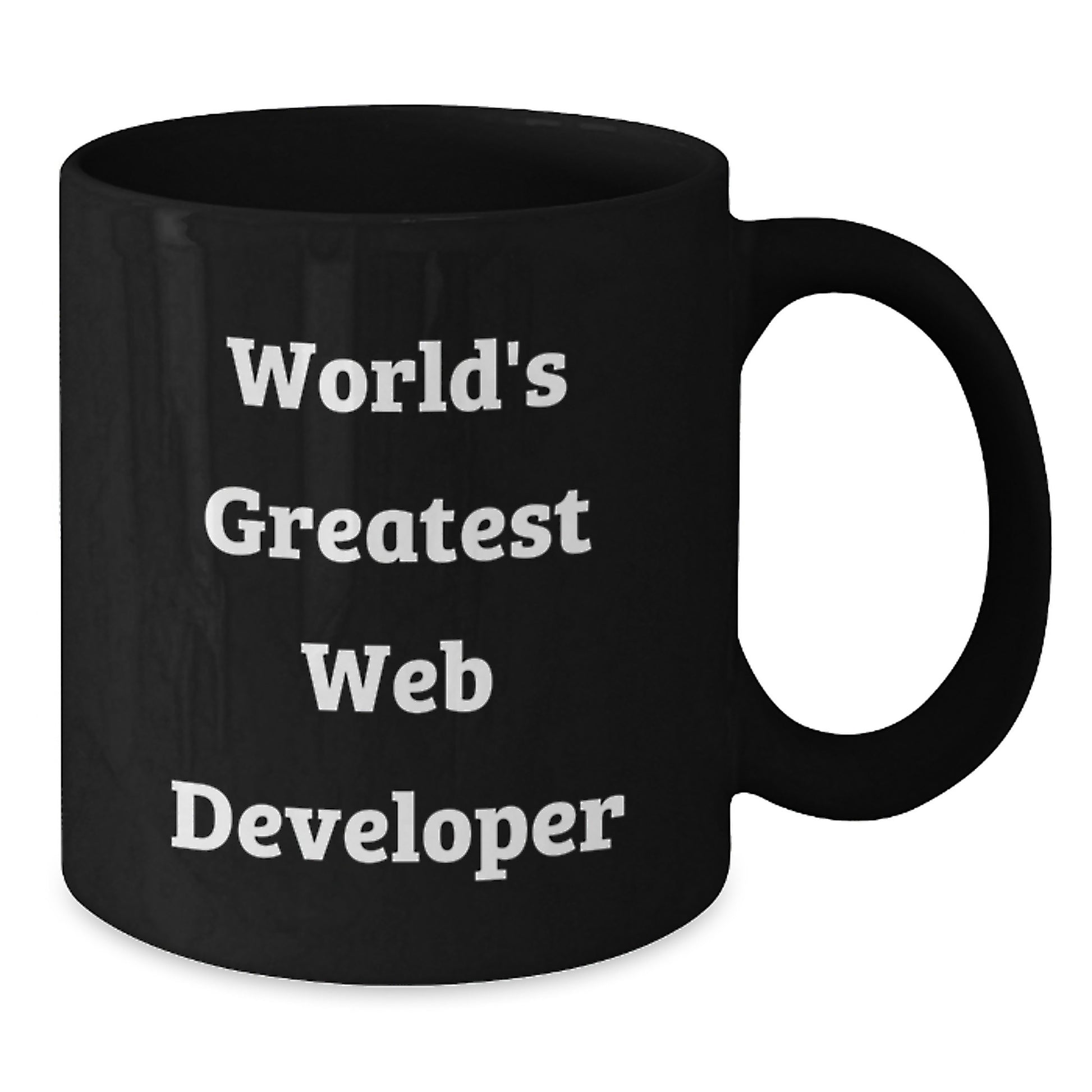 Funny Web Developer Gifts for Men - Black Coffee Mug 'World's Greatest Web Developer' Father's Day Unique Gifts - Additional