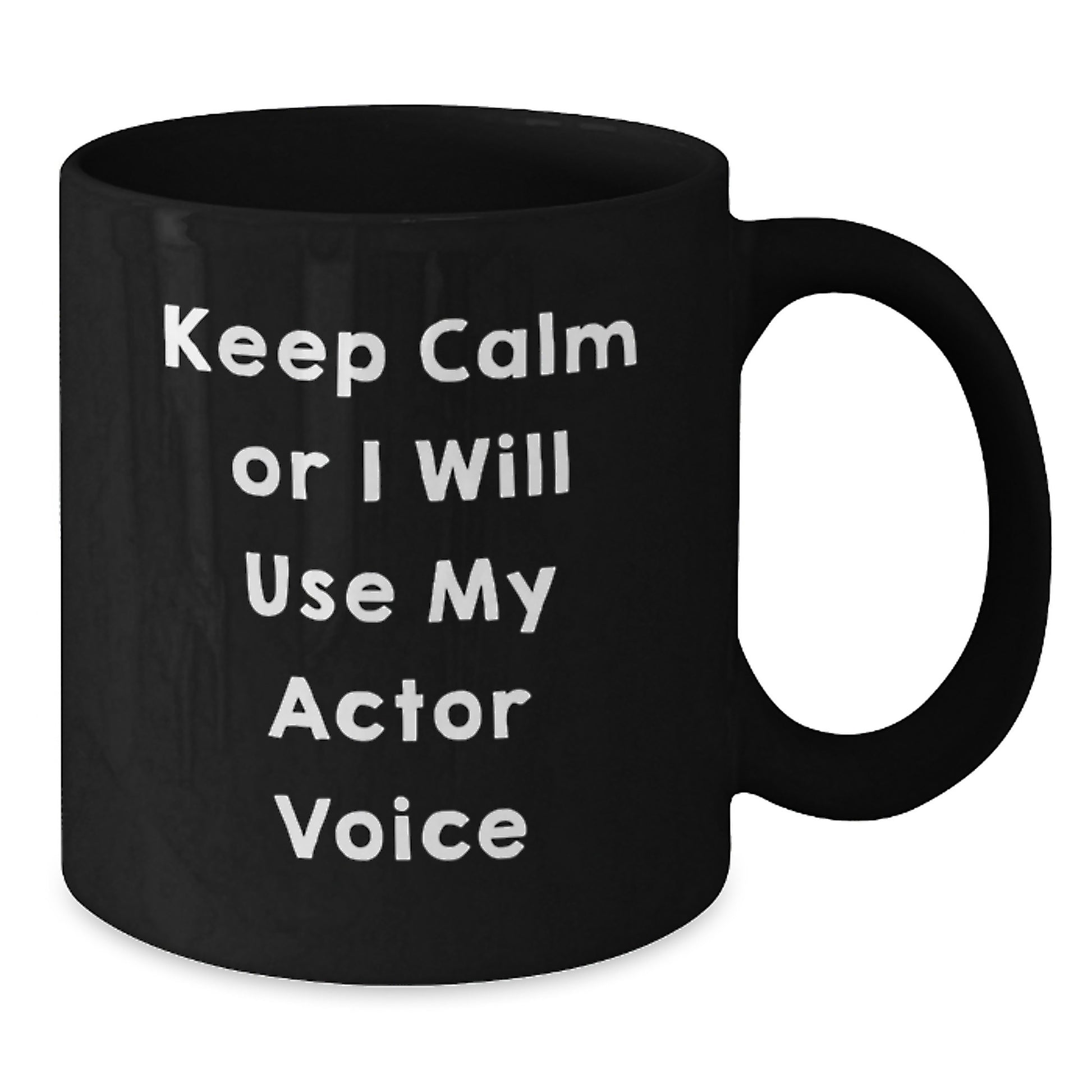 Funny Actor Gifts from Mom for Actor Lovers, Black Coffee Mug, Mother's Day Unique - Additional