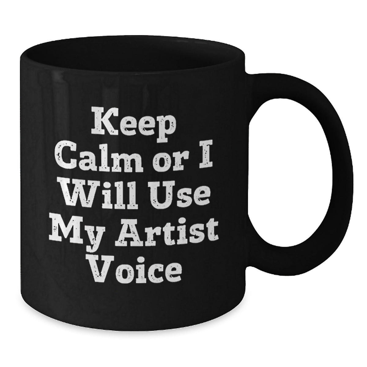 Christmas Gift for Her - Keep Calm Tone Artist Coffee Mug Present - Additional