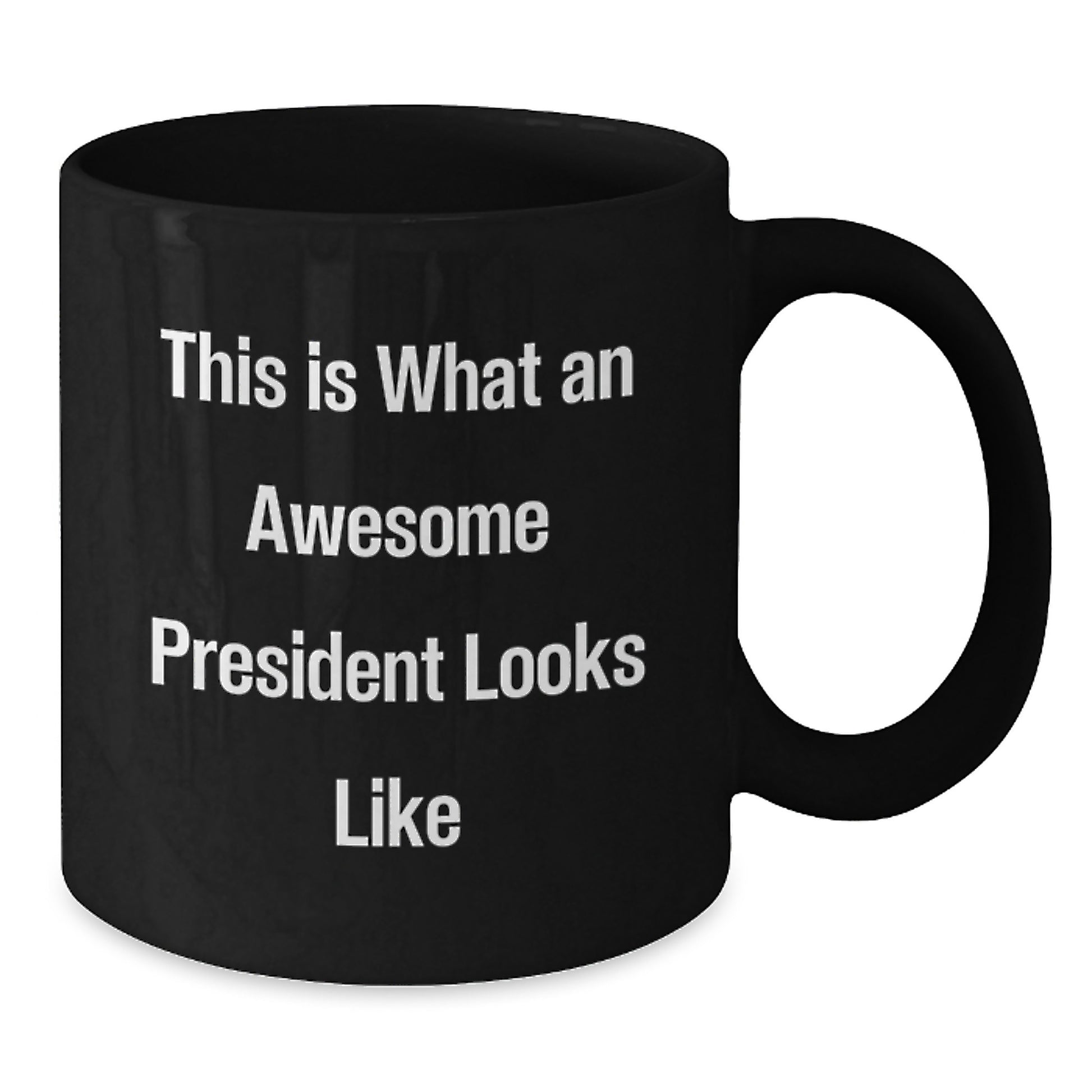Funny President Gifts for Men from Friends, Black Coffee Mug, Graduation Unique Finds - Additional