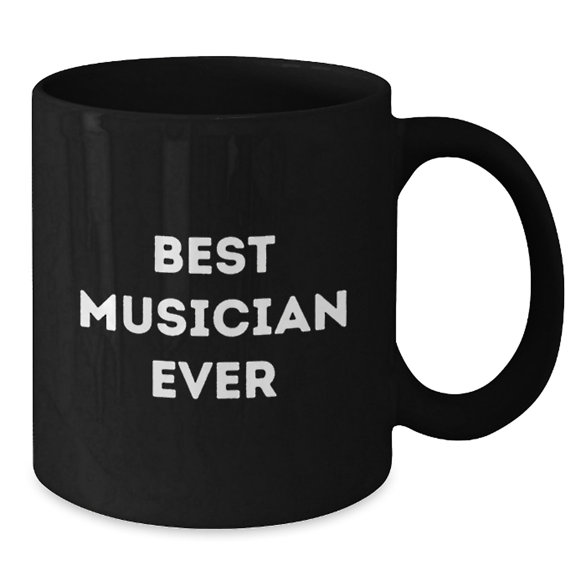 Funny Musician Gifts from Friends for Musician Lover - Best Musician Ever Quote on Black Coffee Mug for Birthday Unique Gifts - Additional