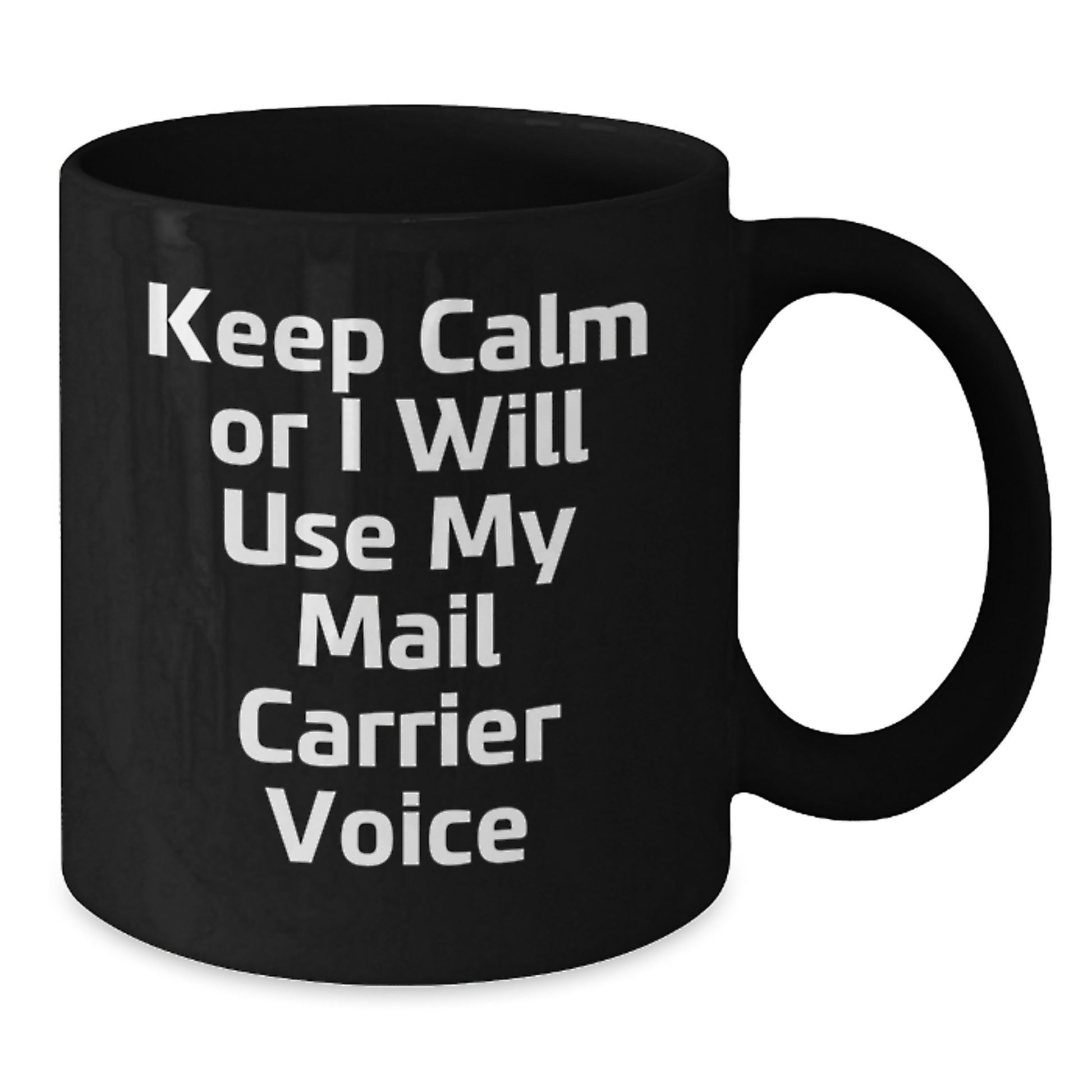 Mail Carrier Keepsake Black Coffee Mug 11oz for Him Birthday Gift - Additional