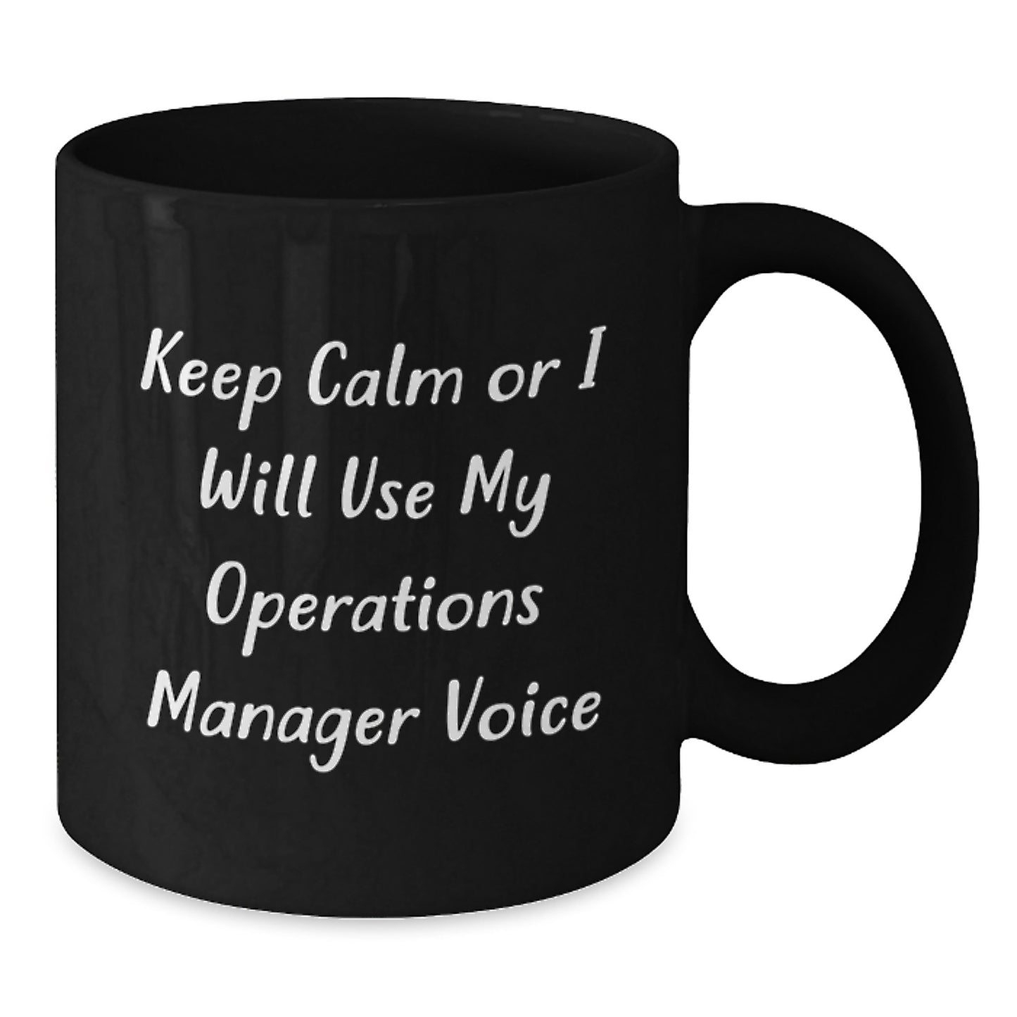 Birthday Gift Black Coffee Mug for Her Operations Manager Present - Additional