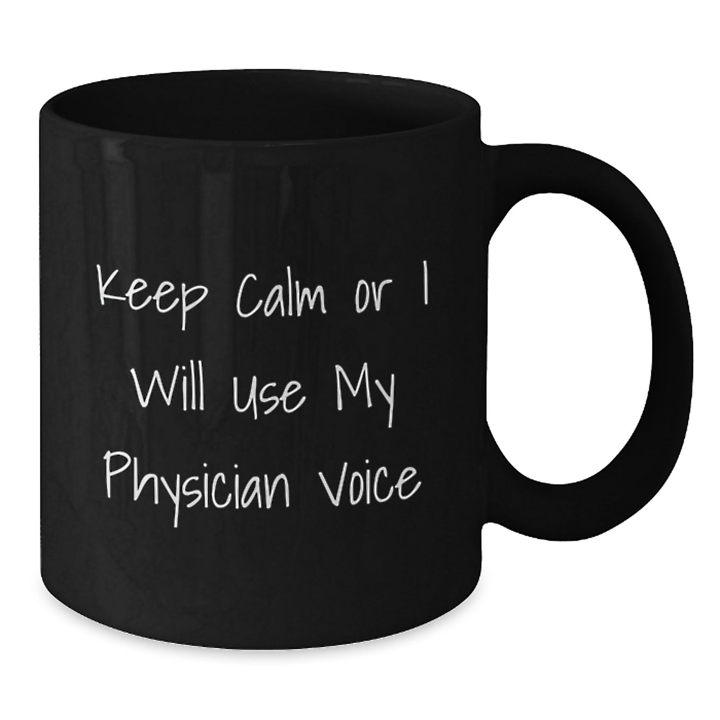Physician Keepsake Black Coffee Mug 11oz for Him Birthday Gift Ceramic - Additional