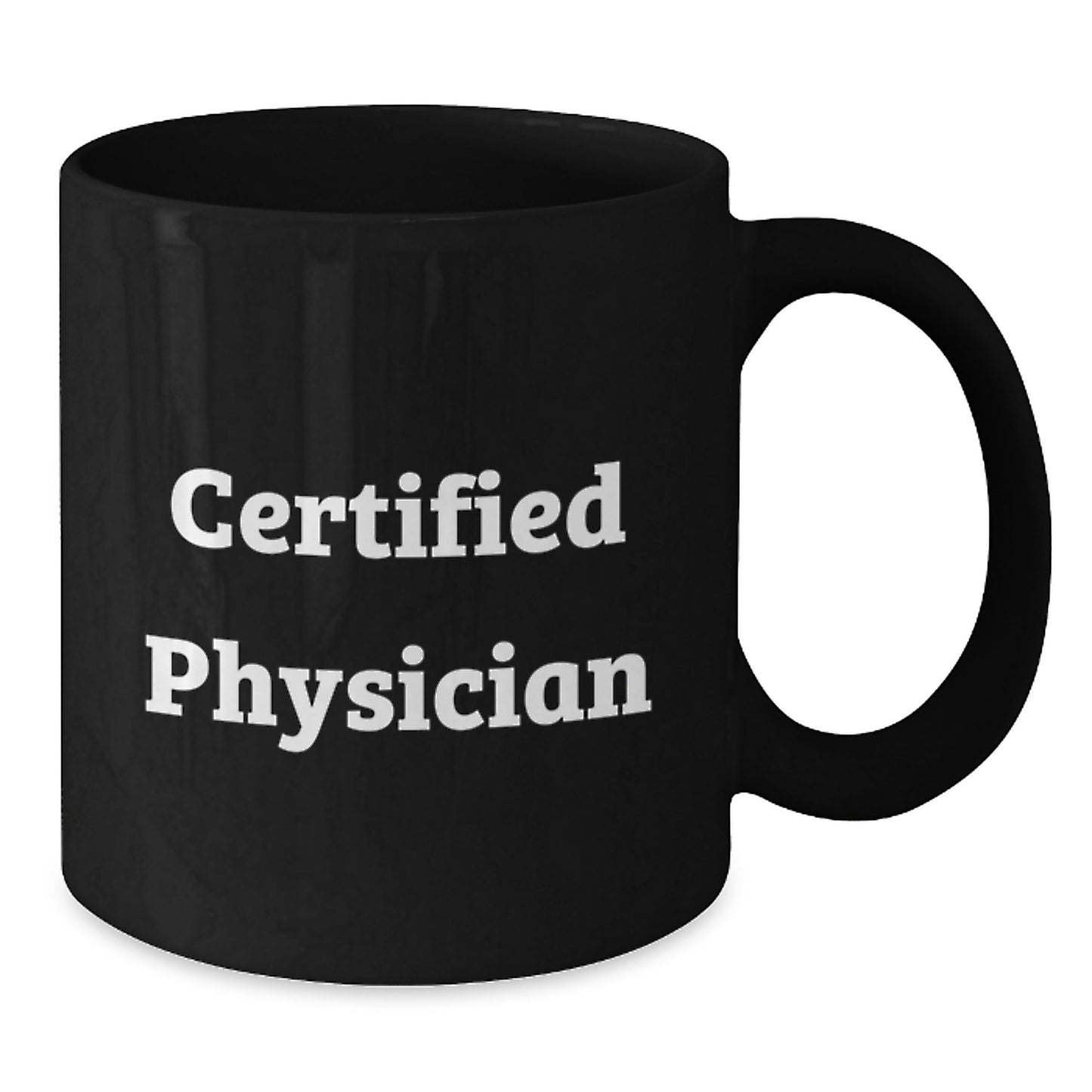 Funny Quotes for Physician Birthday Unique Gifts from Friends, Physician Black Coffee Mug, Unique Gifts for Physician - Additional