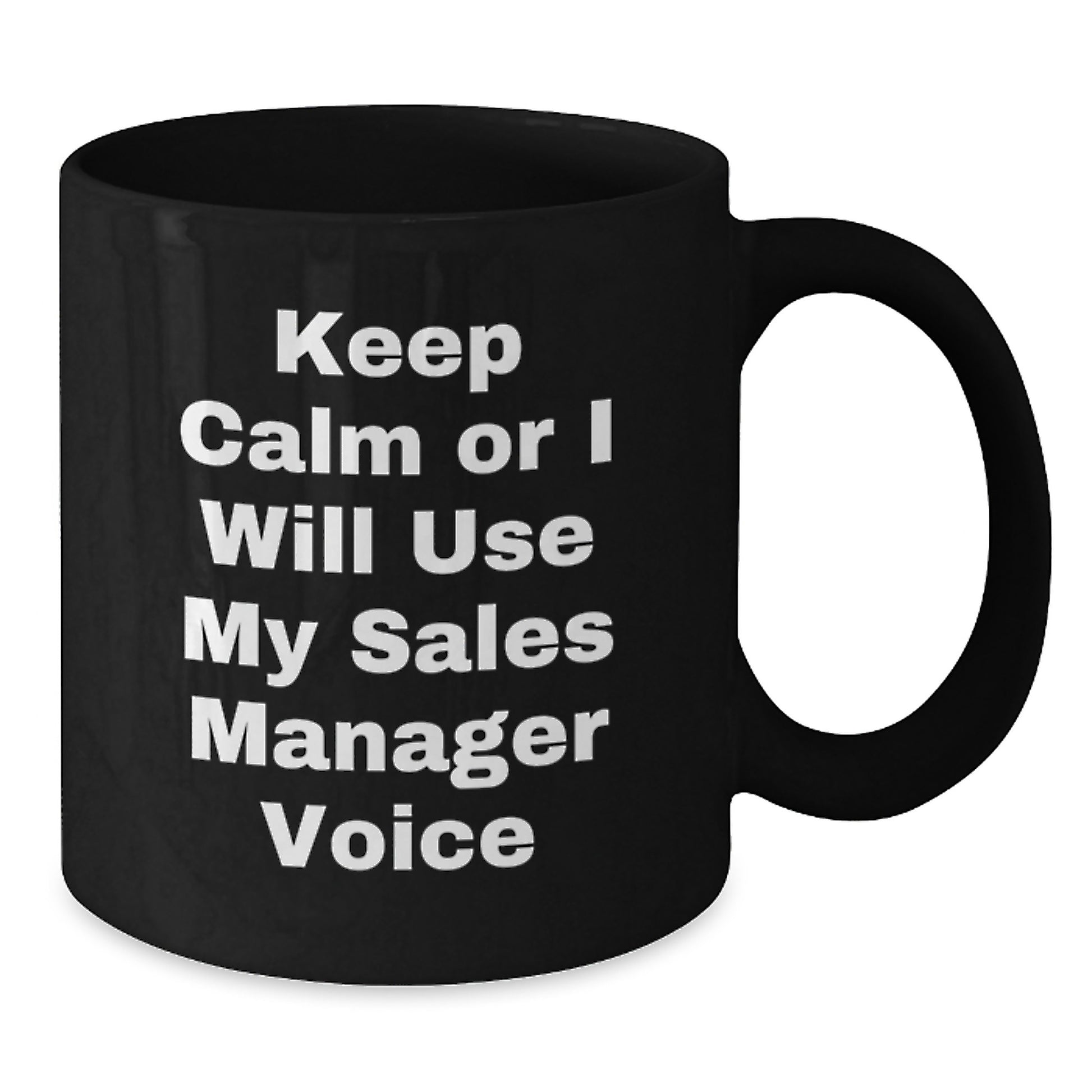 Sales Manager Keepsake Mug for Him Birthday Gift Black 11oz Ceramic - Additional