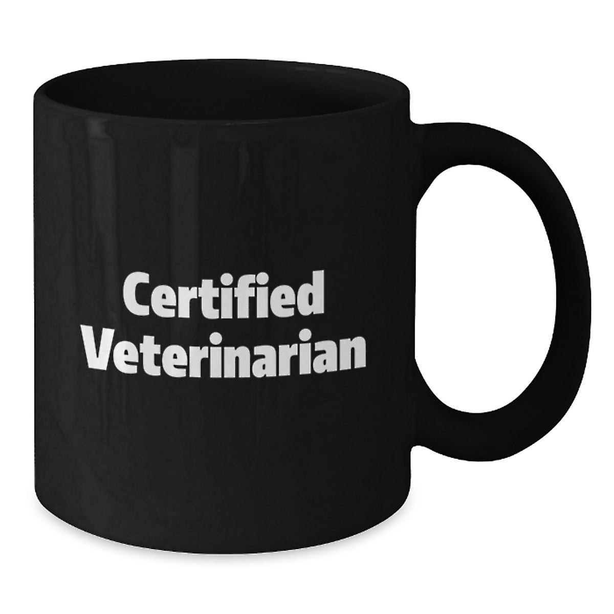 Funny Gifts from Men to Veterinarian Friends on Birthday - Black Coffee Mug - 'Veterinarians Save Lives, But Coffee Saves Us' - Additional