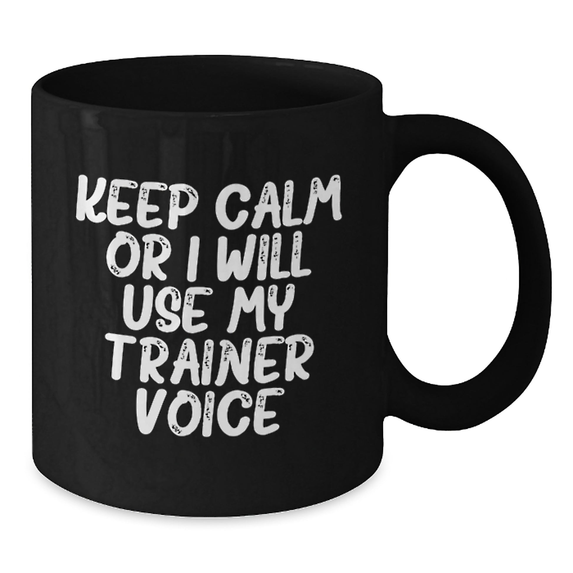 Funny Trainer Gifts from Friends, Unique Graduation Unique Gifts for Men, Women, Friends, or Coworkers - Black Coffee Mug - Additional